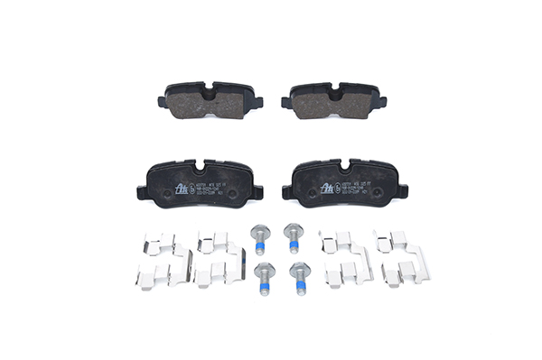 ATE 13.0460-2731.2 Brake pad set prepared for wear indicator, excl. wear warning contact, with brake caliper screws, with accessories