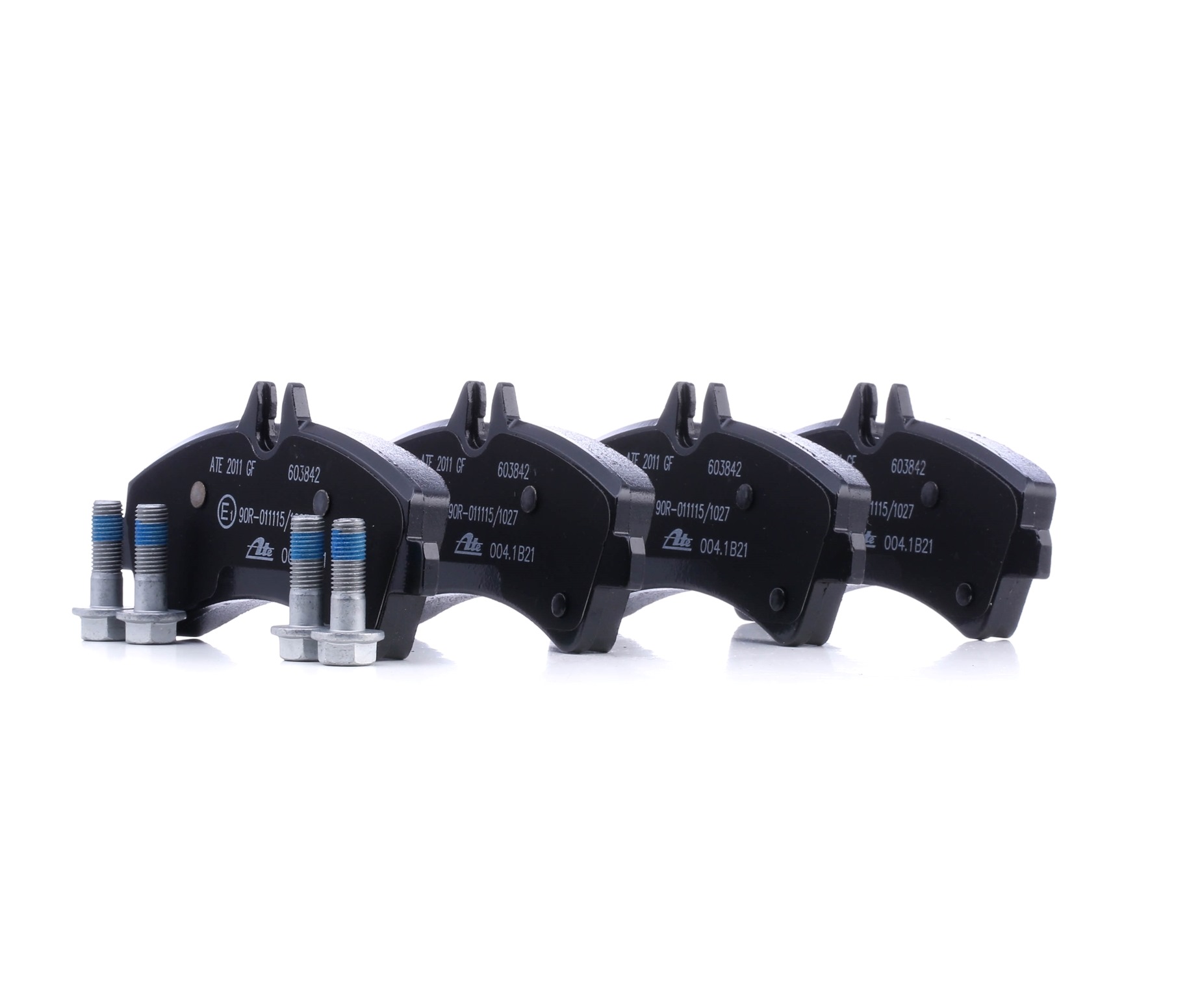 603842 ATE prepared for wear indicator, excl. wear warning contact, with brake caliper screws Height: 78,2mm, Width: 164,8mm, Thickness: 20,5mm Brake pads 13.0460-3842.2 buy