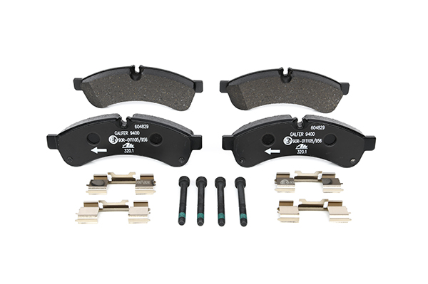 604829 ATE prepared for wear indicator, excl. wear warning contact, with brake caliper screws, with accessories Height: 64,7mm, Width: 184,2mm, Thickness: 22,7mm Brake pads 13.0460-4829.2 buy