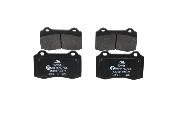 604964 ATE not prepared for wear indicator, excl. wear warning contact Height: 69,3mm, Width: 109,8mm, Thickness: 15,0mm Brake pads 13.0460-4964.2 buy