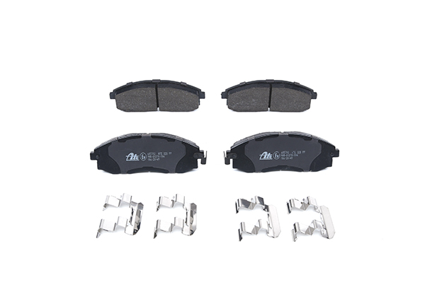 ATE 13.0460-5792.2 Brake pad set with acoustic wear warning, with accessories