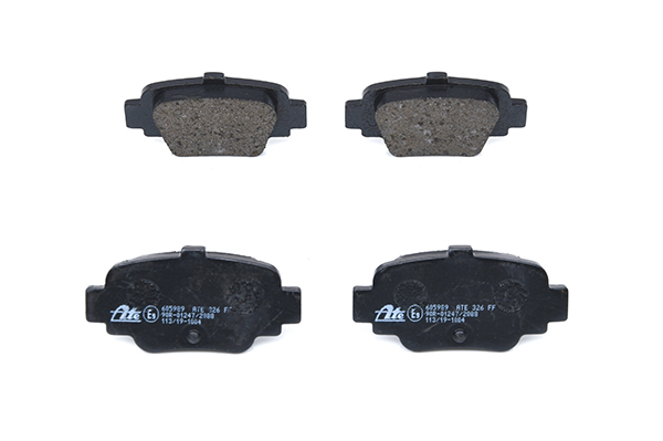 ATE 13.0460-5989.2 Brake pad set not prepared for wear indicator, excl. wear warning contact