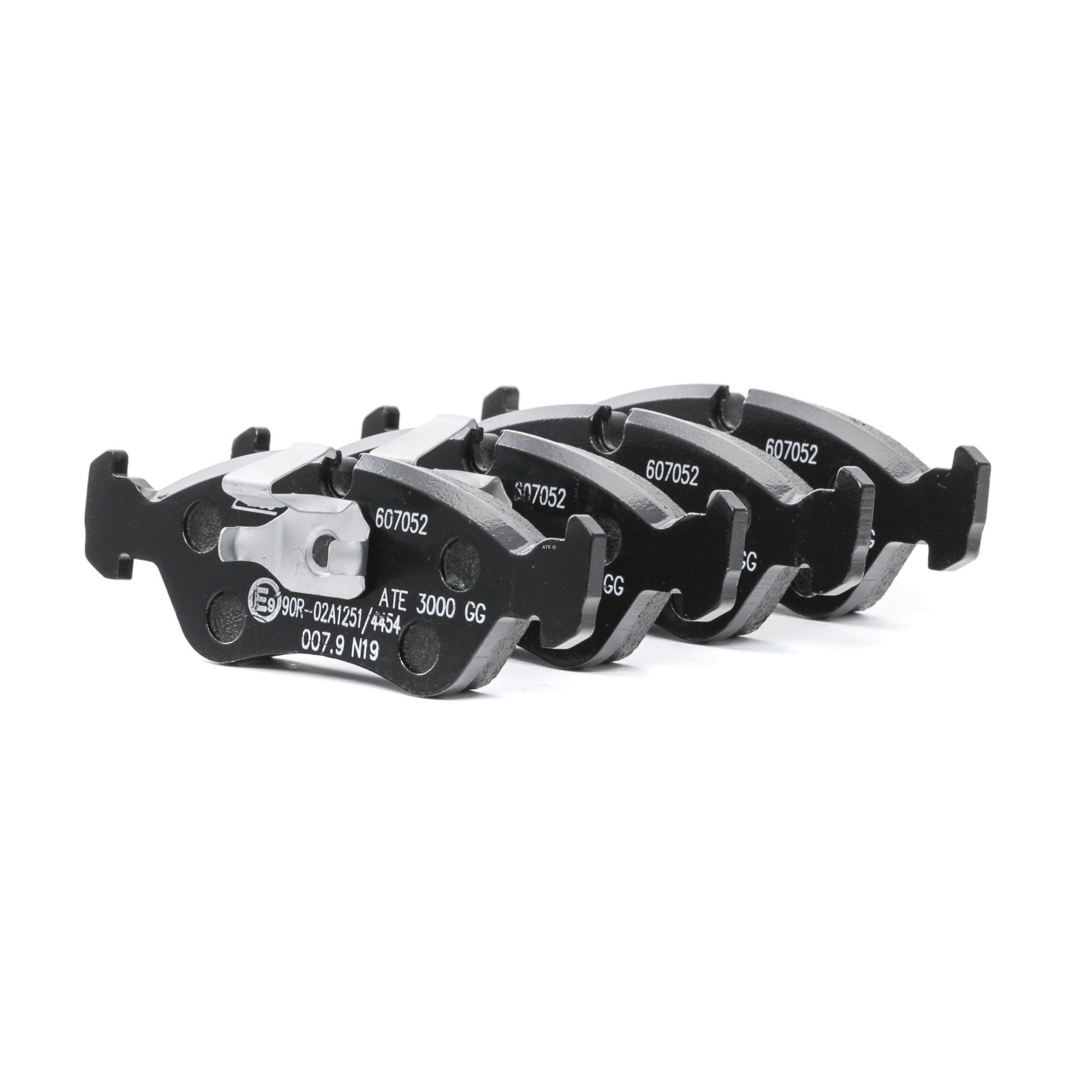 ATE 13046070522 Set Pastiglie Freno A Disco: Altezza 52,3 Mm, Larghezza 156,3 Mm, Spessore 17,5 Mm, Senza Contatto Usura