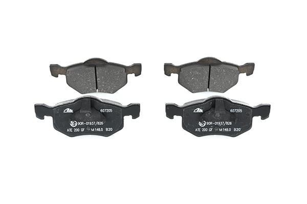 ATE 13.0460-7205.2 Brake pad set not prepared for wear indicator, excl. wear warning contact