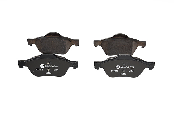 ATE 13.0460-7248.2 Brake pad set not prepared for wear indicator, excl. wear warning contact