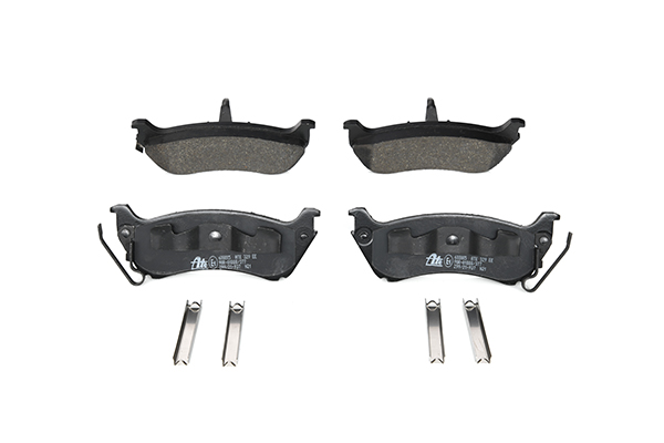 ATE 13.0460-8005.2 Brake pad set with acoustic wear warning, with accessories