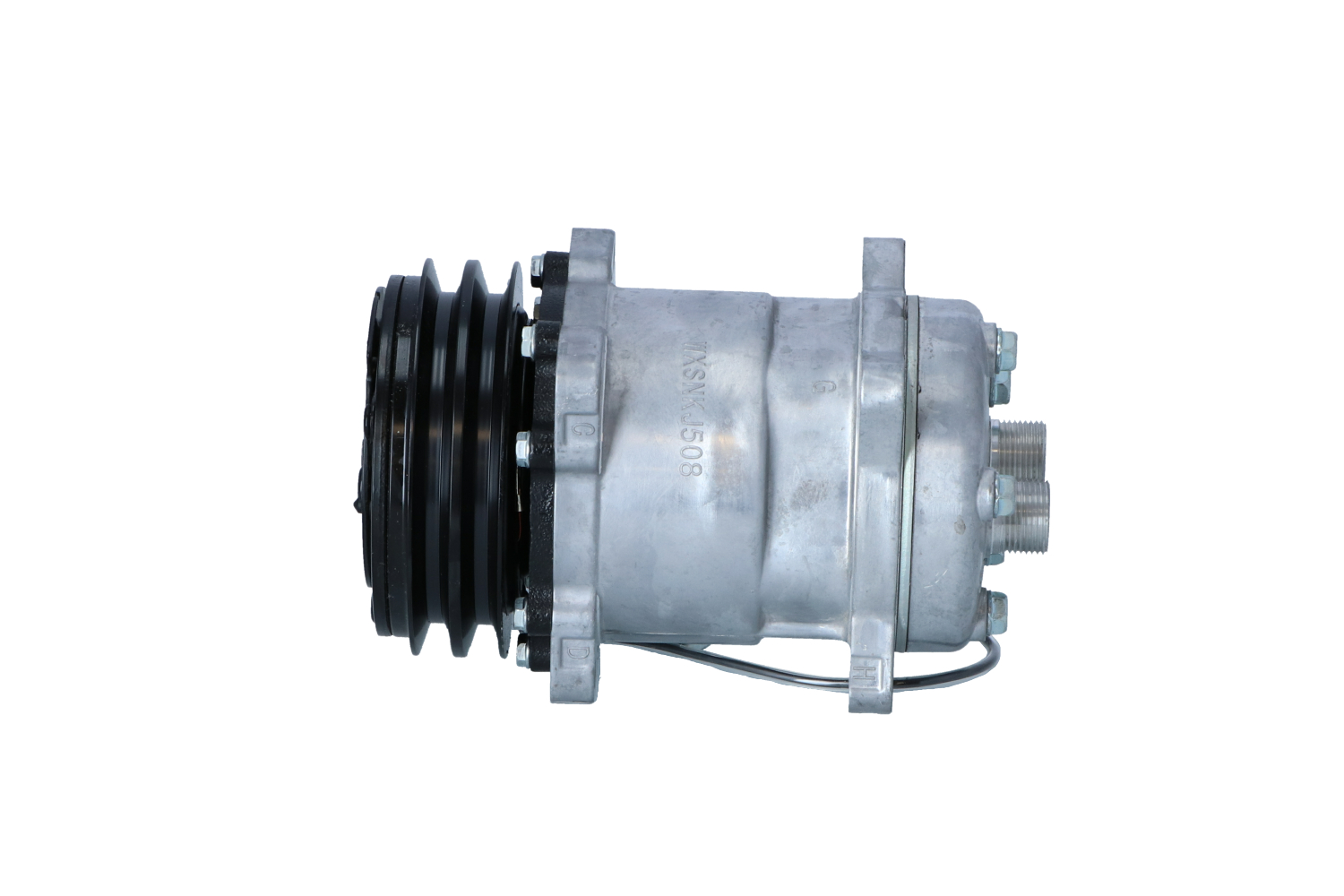 NRF SD5H14, 12V, PAG 46, with PAG compressor oil, with seal ring Belt Pulley Ø: 132mm, Number of grooves: 2 AC compressor 32760 buy