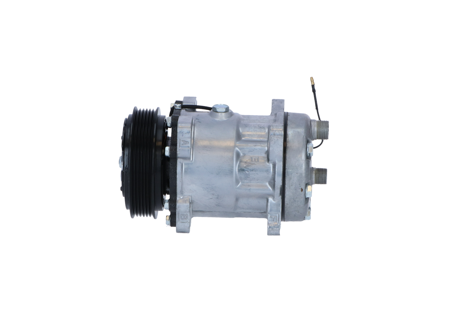 NRF SD7H15, 12V, PAG 46, with PAG compressor oil, with seal ring, EASY FIT Belt Pulley Ø: 119mm, Number of grooves: 6 AC compressor 32768 buy