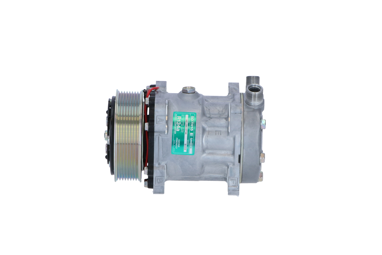 NRF SD7H15-8103, PAG 46, R134a, with PAG compressor oil Belt Pulley Ø: 119mm, Number of grooves: 8 AC compressor 32875G buy