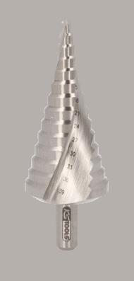 KS TOOLS 330.2328 Twee-stap boor Lengte: 83, 107mm, Sneldraaistaal, Plaatstaal, NF-metaal