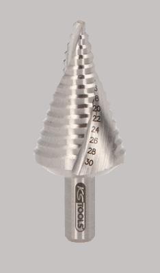 KS TOOLS Length: 49, 72mm, High-speed steel, Sheet Steel Step Drill 330.2373 buy