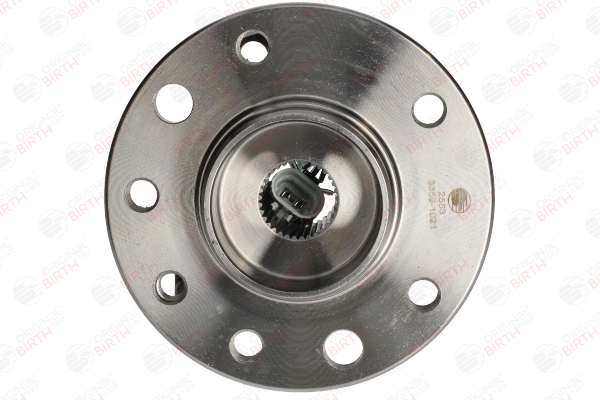 BIRTH 3359 Wielnaaf 5, Met ingebouwde ABS sensor, Met schroef, Vooras links, Vooras rechts