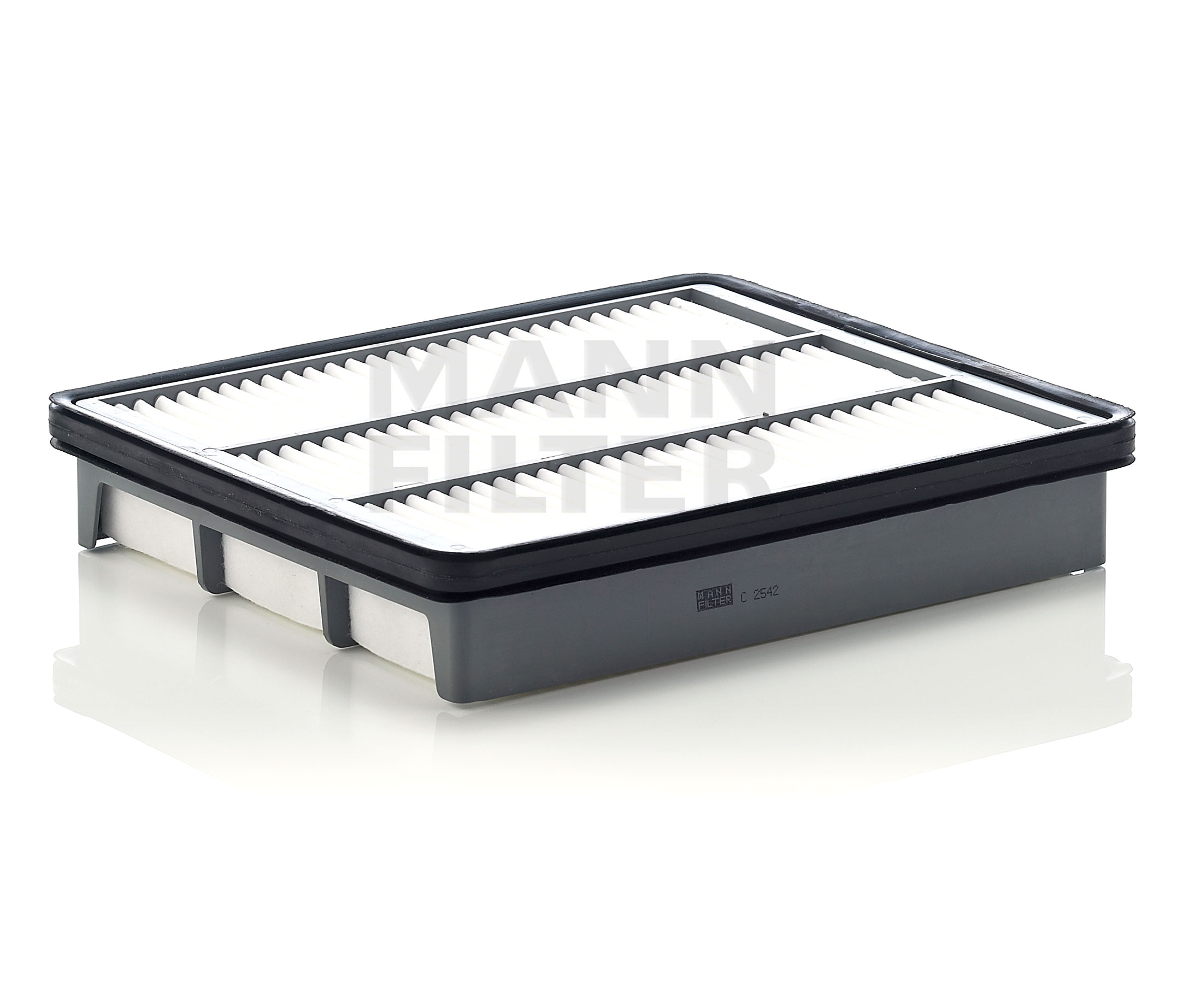 MANN-FILTER Lunghezza: 246 mm, Cartuccia filtro Lunghezza: 246mm, Largh.: 210mm, Alt.: 44mm Filtro dell'aria C 2542 acquisto online