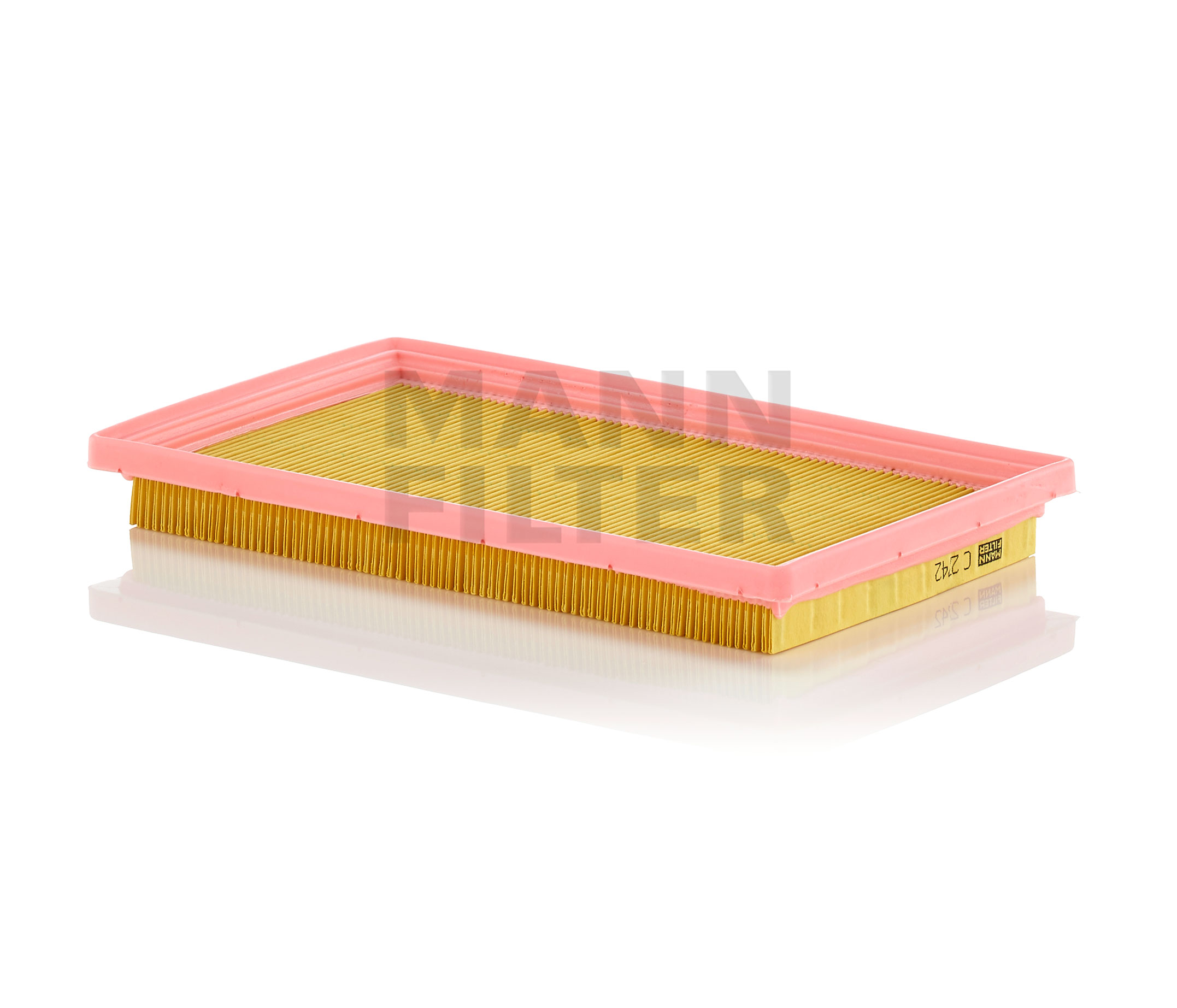 C 2742 MANN-FILTER Dĺžka: 272 mm, Vlożka filtra Dĺžka: 272mm, Šírka: 165mm, Výška: 30mm Vzduchový filter C 2742 kúpte si lacno