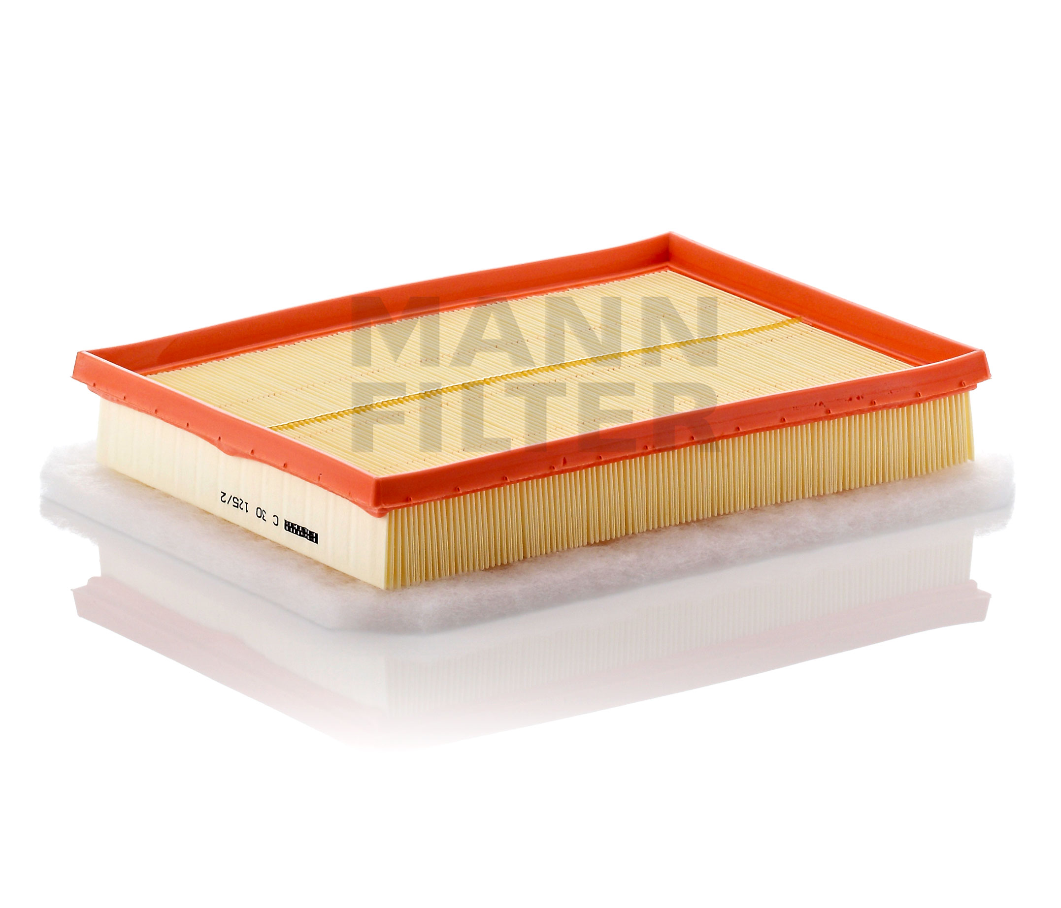 MANN-FILTER Length: 290 mm, Filter Insert Length: 290mm, Width: 206mm, Height: 51mm Engine air filter C 30 125/2 buy