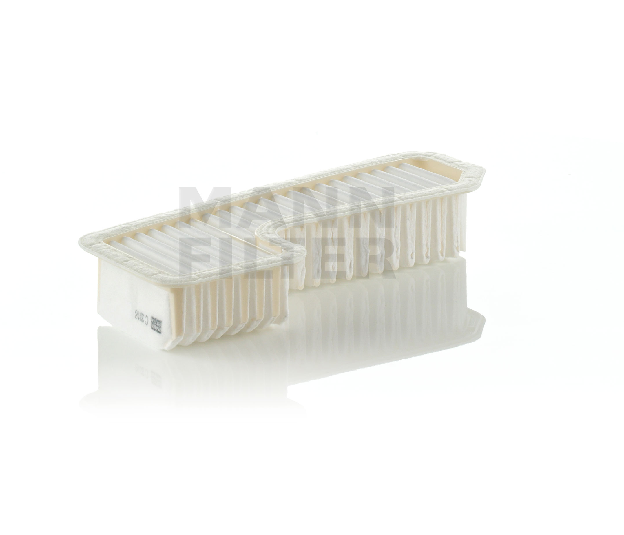 MANN-FILTER Length: 335 mm, Filter Insert Length: 335mm, Width: 174mm, Height: 53mm Engine air filter C 3318 buy