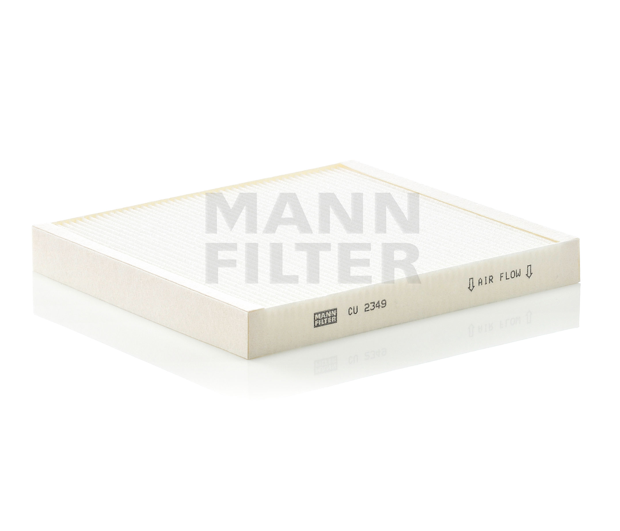 MANN-FILTER CU 2349 Particulate Filter, 225 mm x 206 mm x 25 mm Pollen filter Width: 206mm, Height: 25mm, Length: 225mm CU 2349 cheap