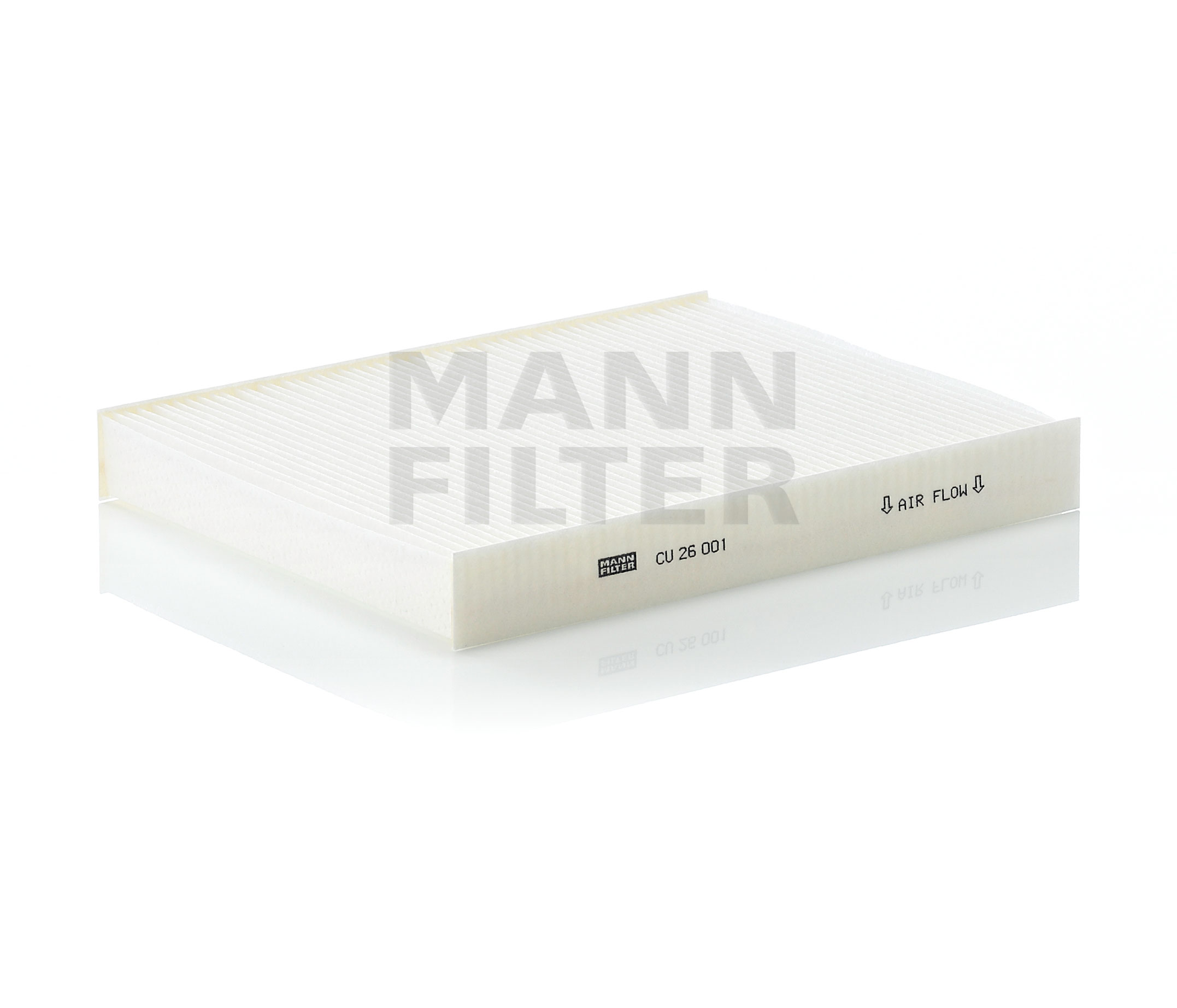 MANN-FILTER CU 26 001 Pollen filter Particulate Filter, 252 mm x 202 mm x 31 mm