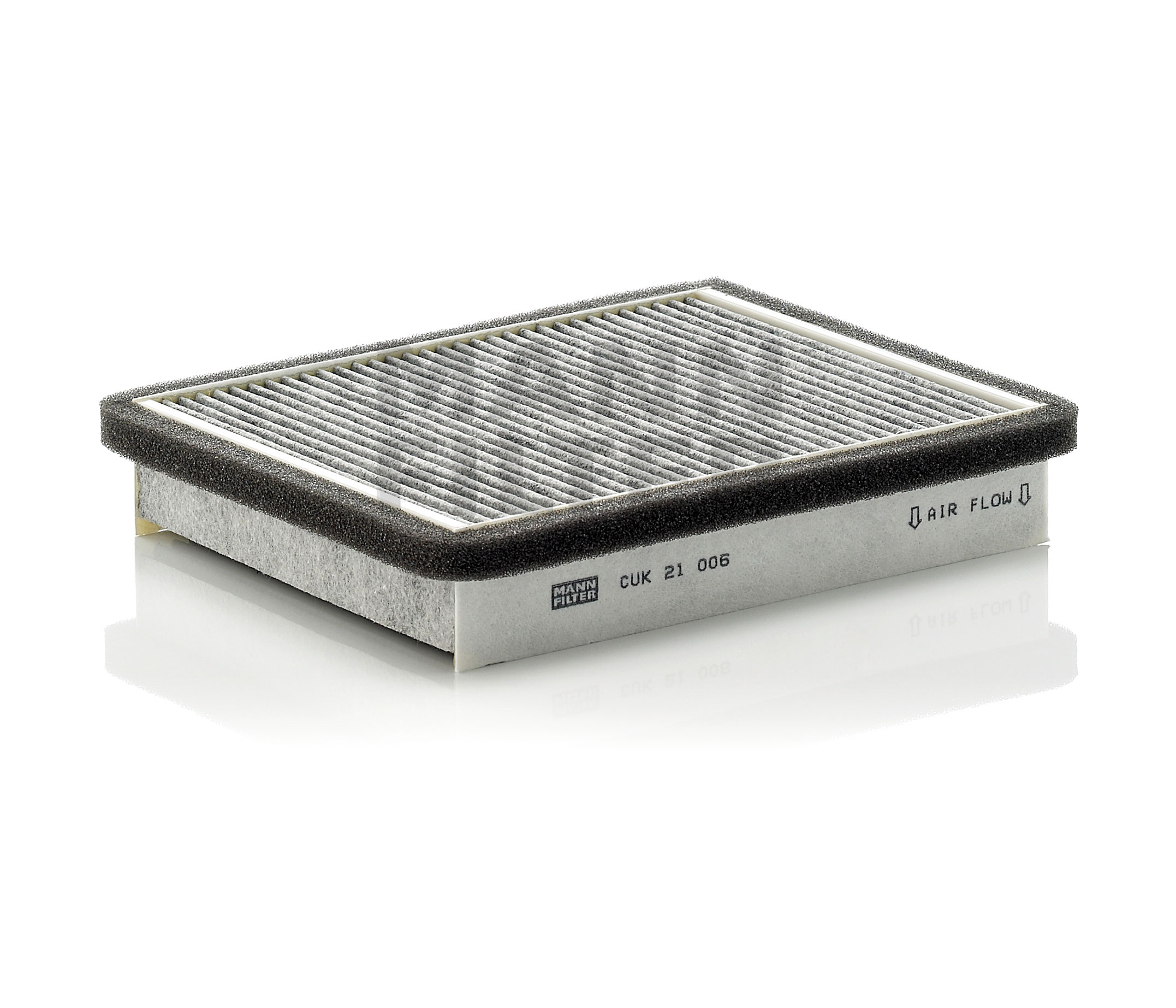 MANN-FILTER CUK 21 006 Activated Carbon Filter, 225 mm x 181 mm x 40 mm Pollen filter Width: 181mm, Height: 40mm, Length: 225mm CUK 21 006 cheap