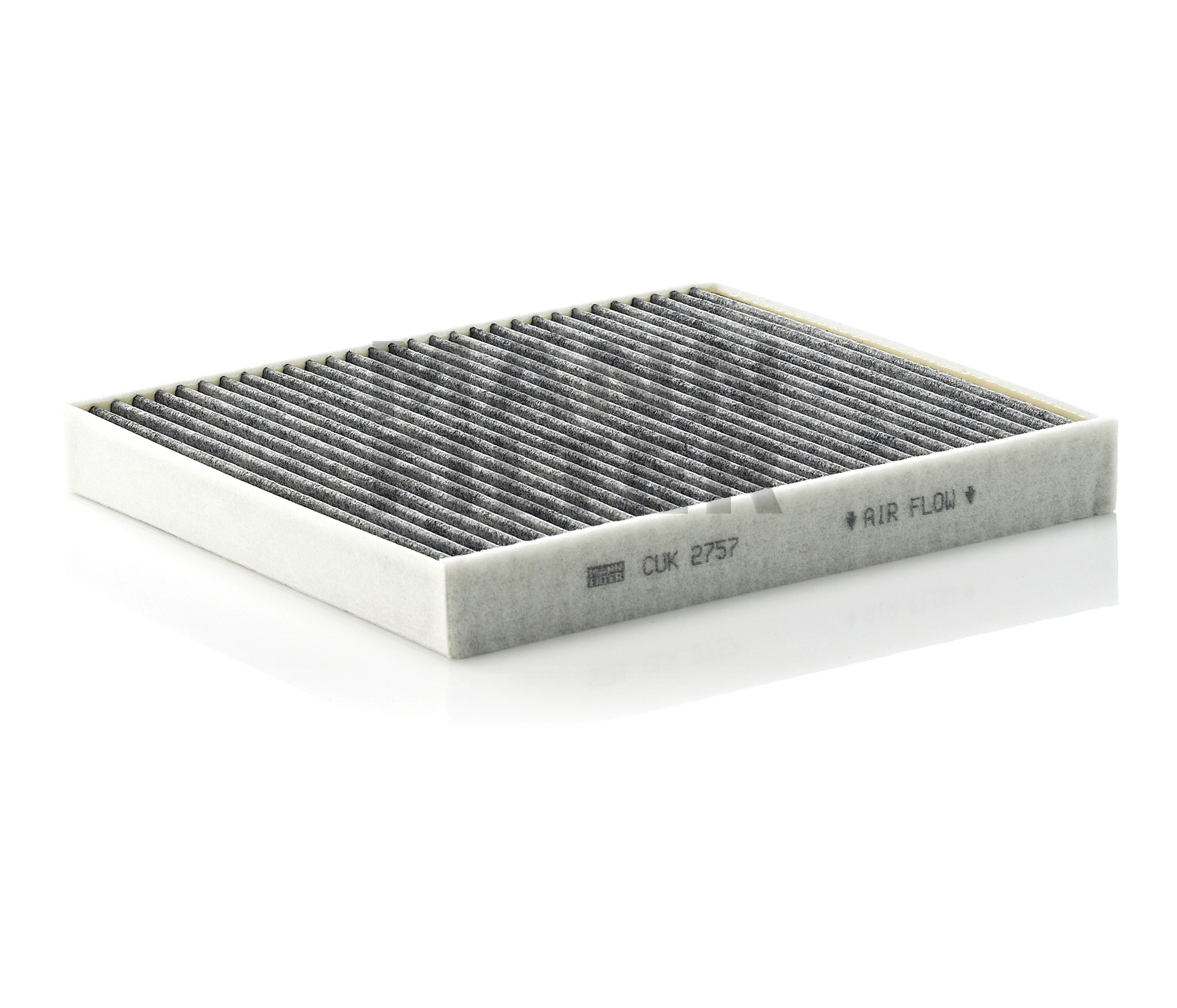 MANN-FILTER CUK 2757 Filtro Abitacolo Con Carboni Attivi - Antipolline E Antiodore, Qualità Originale