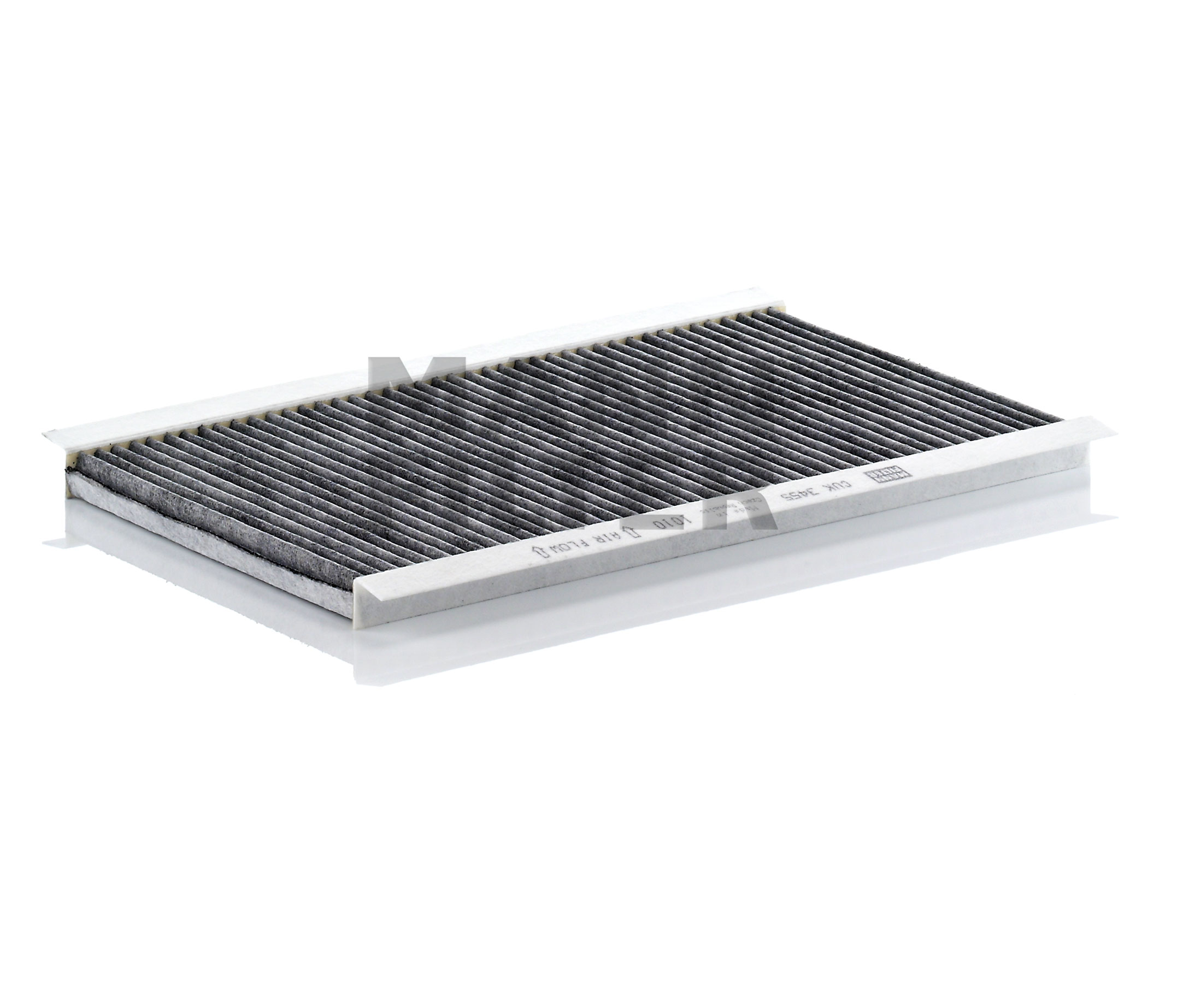 MANN-FILTER CUK 3455 Filtro de habitáculo Filtro de carbón activado, 328 mm x 188 mm x 18 mm