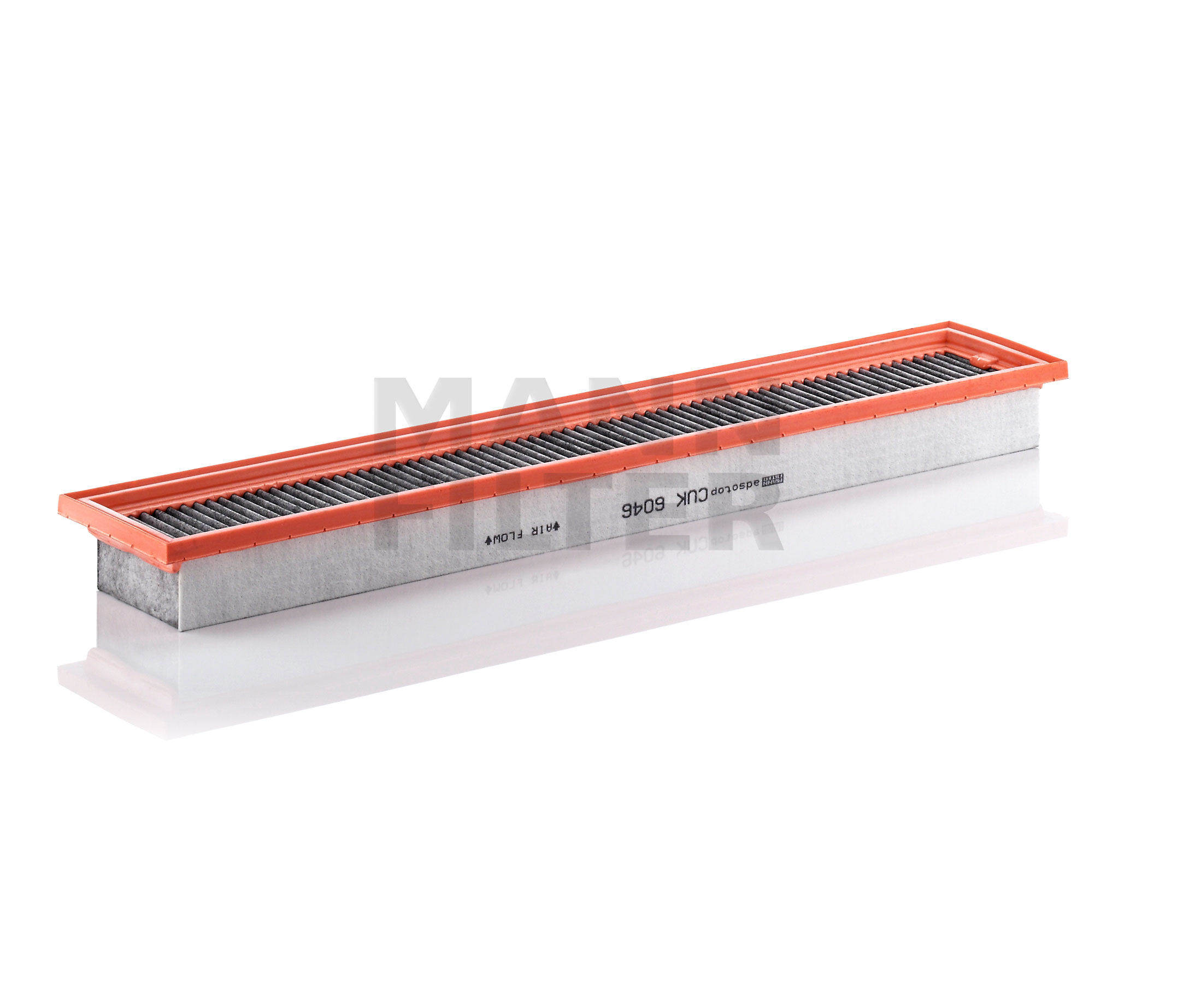 Acquisto MANN-FILTER Filtro al carbone attivo, 600 mm x 107 mm x 49 mm Largh.: 107mm, Alt.: 49mm, Lunghezza: 600mm Filtro abitacolo CUK 6046