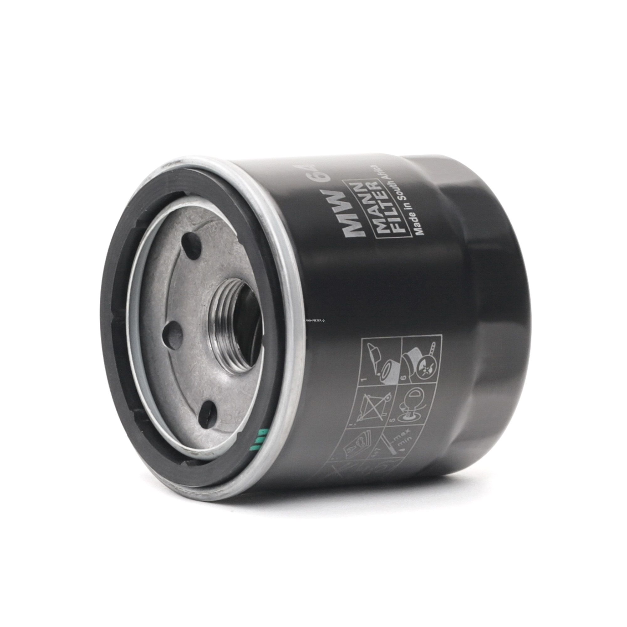 Osta mootorratas MANN-FILTER Keeratav filter, koos ühe tagasijooksu sulgurklapiga Siseläbimõõt 2: 55mm, Ø: 68mm, Välisläbimõõt 2: 64mm, Ø: 68mm, Kõrgus: 66mm Õlifilter MW 64 madala hinnaga