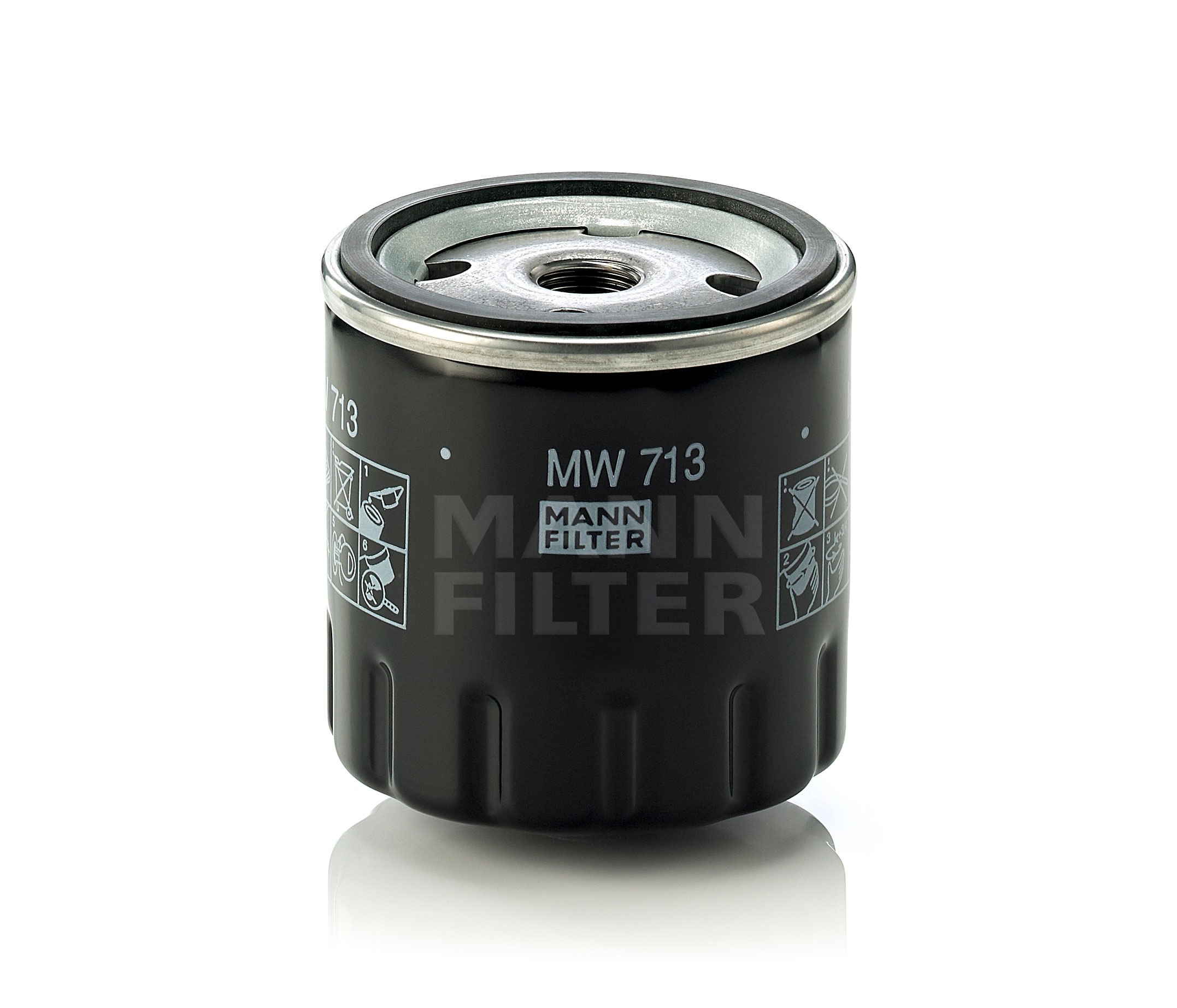 Ölfilter MANN-FILTER MW 713 Ersatzteile MOTO GUZZI 1000 kaufen