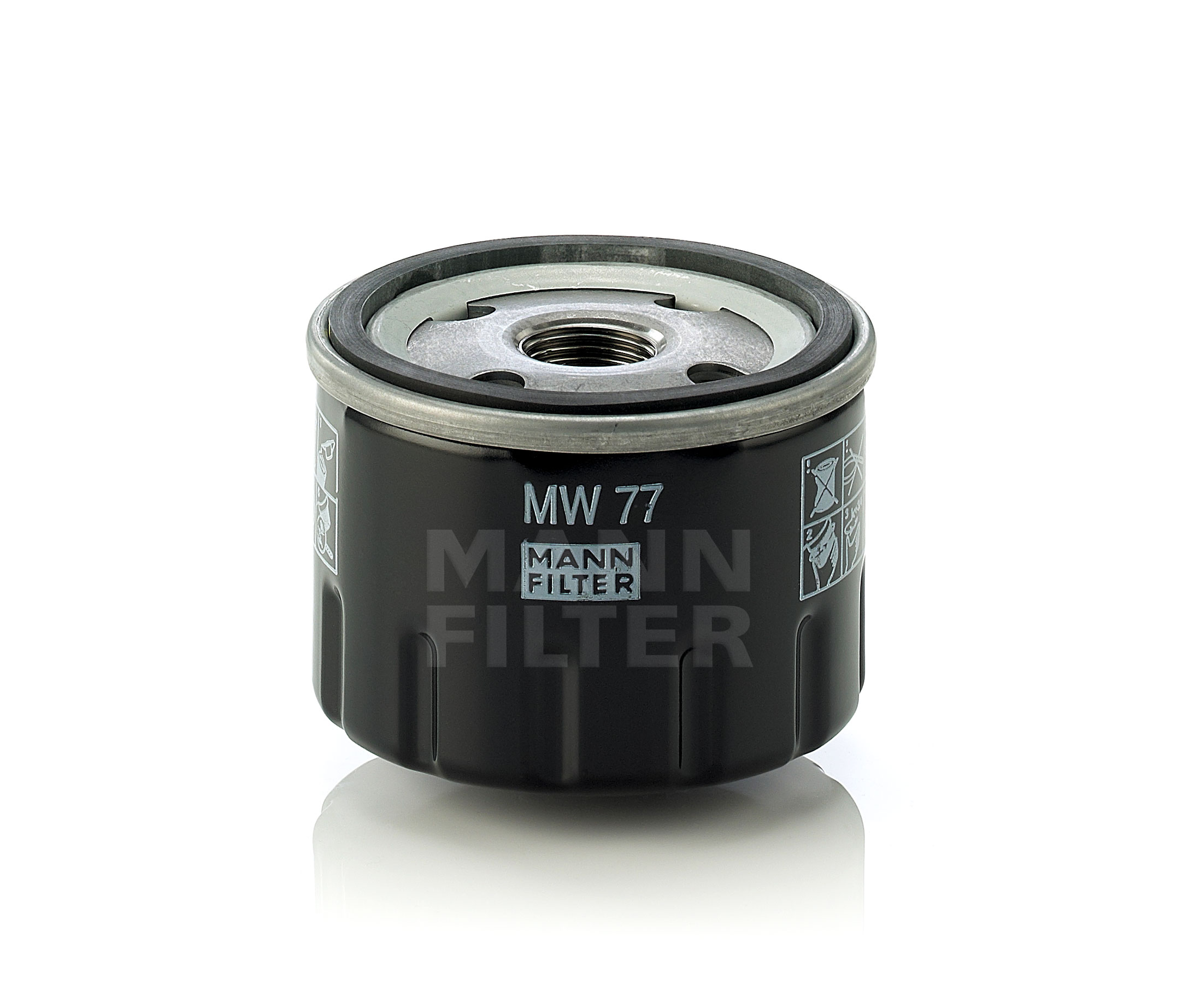 Купить Маслен филтър MANN-FILTER MW 77 PEUGEOT GEOPOLIS резервни части онлайн
