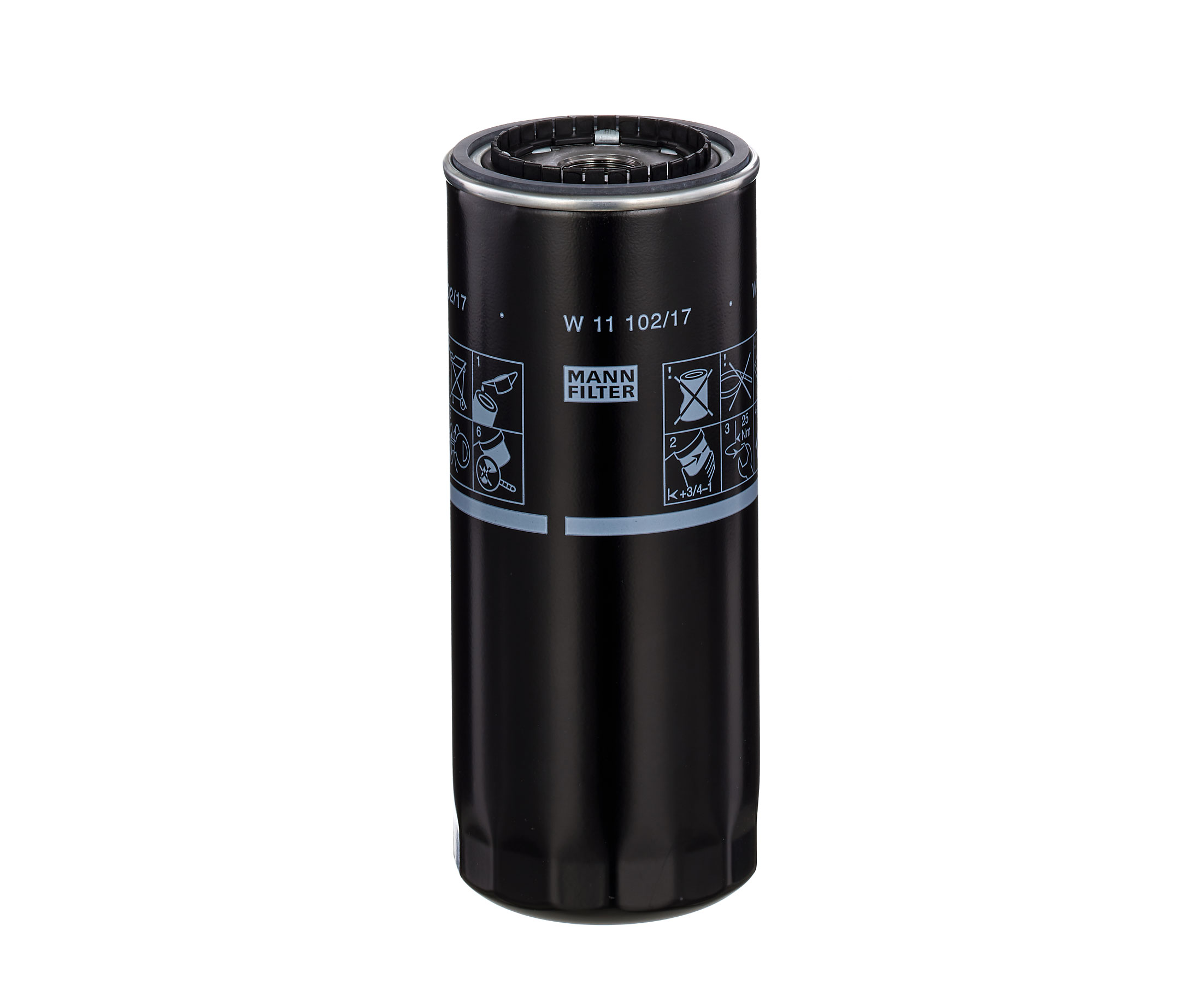 MANN-FILTER 1 1/8-16 UN-2B, Spin-on Filter Ø: 108mm, Height: 264mm Oil filters W 11 102/17 buy