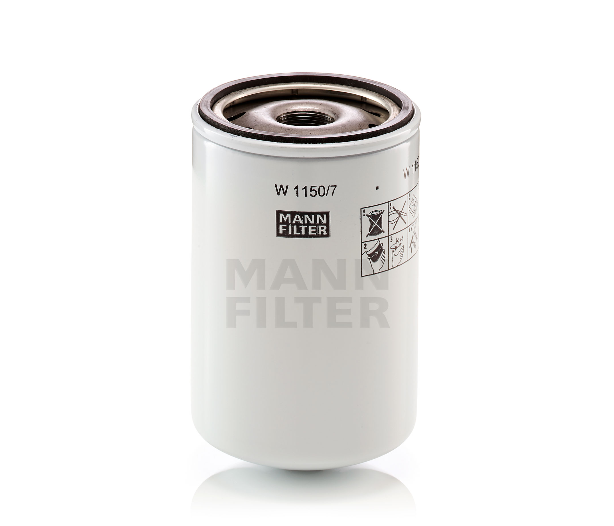 MANN-FILTER Oliefilter W 1150/7 - bestel goedkoper