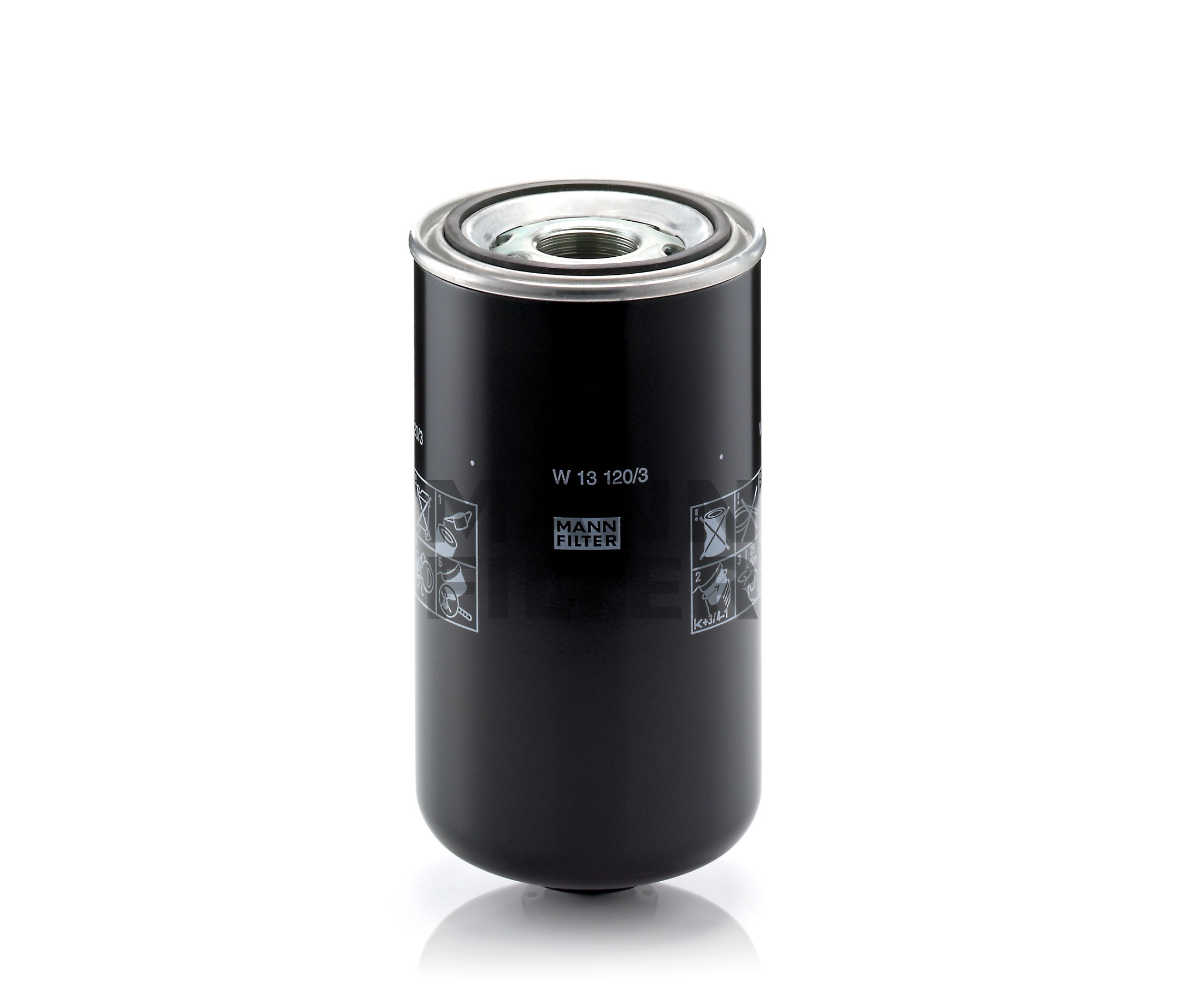Achat de W 13 120/3 MANN-FILTER G 1 1/4, Filtre vissé Ø: 136mm, Hauteur: 254mm Filtre à huile W 13 120/3 bon marché
