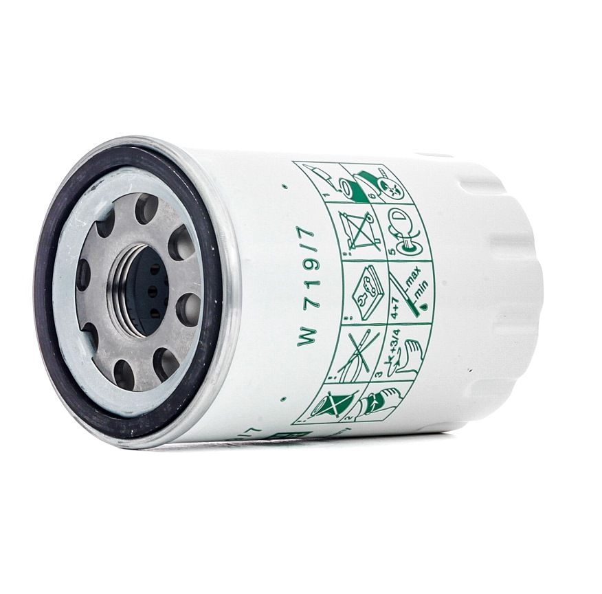 MANN-FILTER W 719/7 Oil filter 1-12 UNF, with one anti-return valve, Spin-on Filter