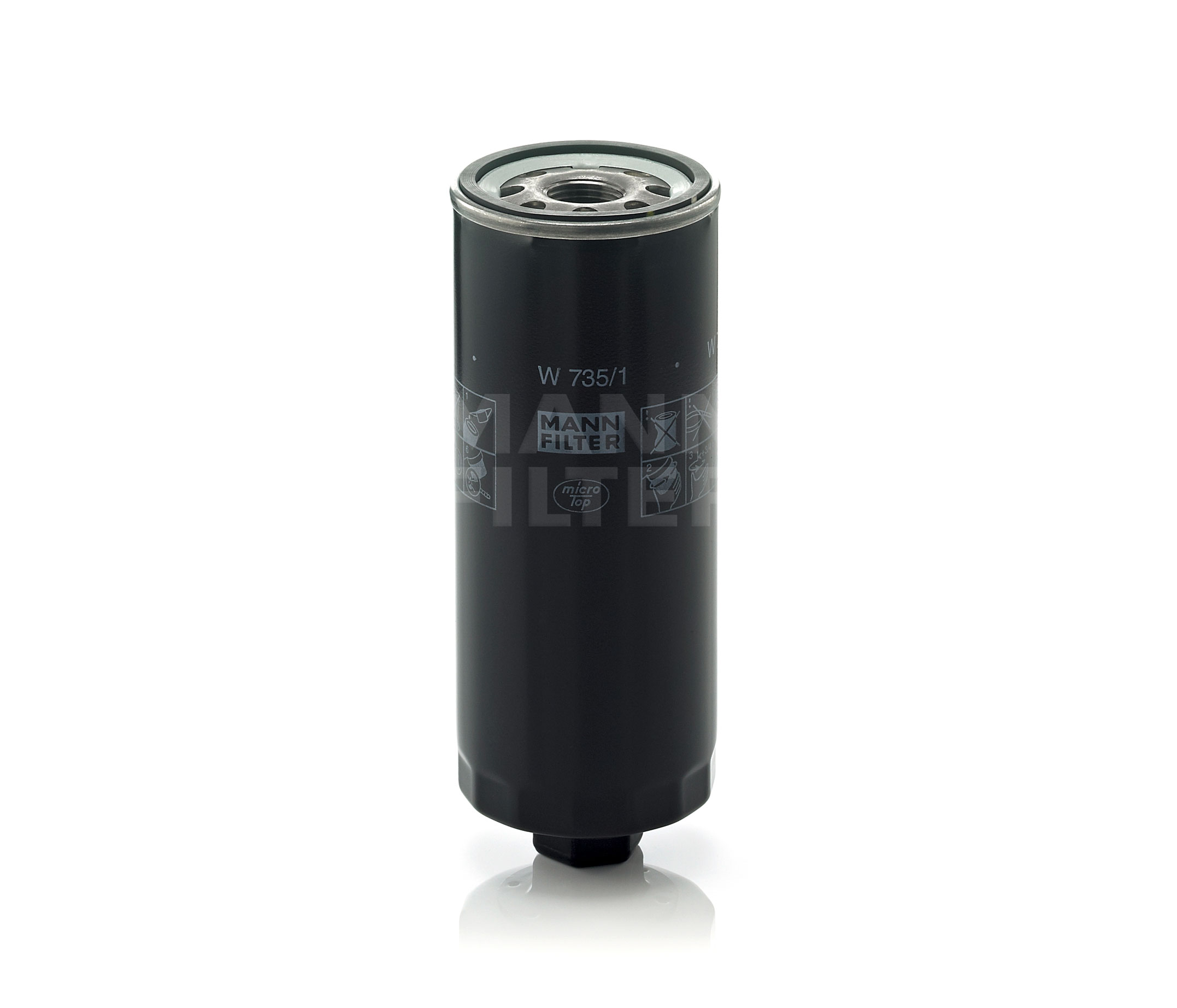 MANN-FILTER W 735/1 Oljni filter poceni v spletna trgovina