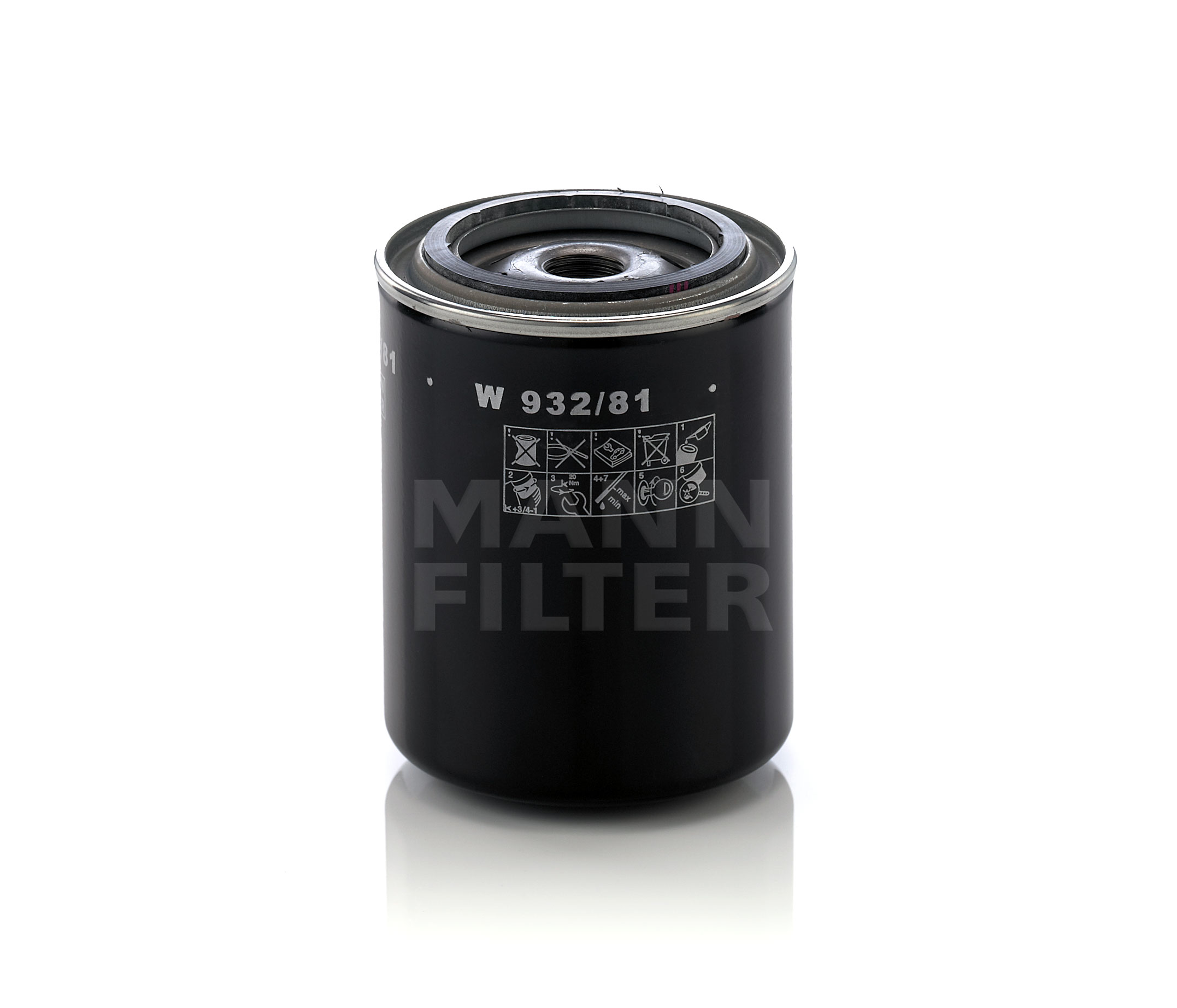 MANN-FILTER W 932/81 Öljynsuodatin 3/4-16 UNF, Ruuvattava suodatin