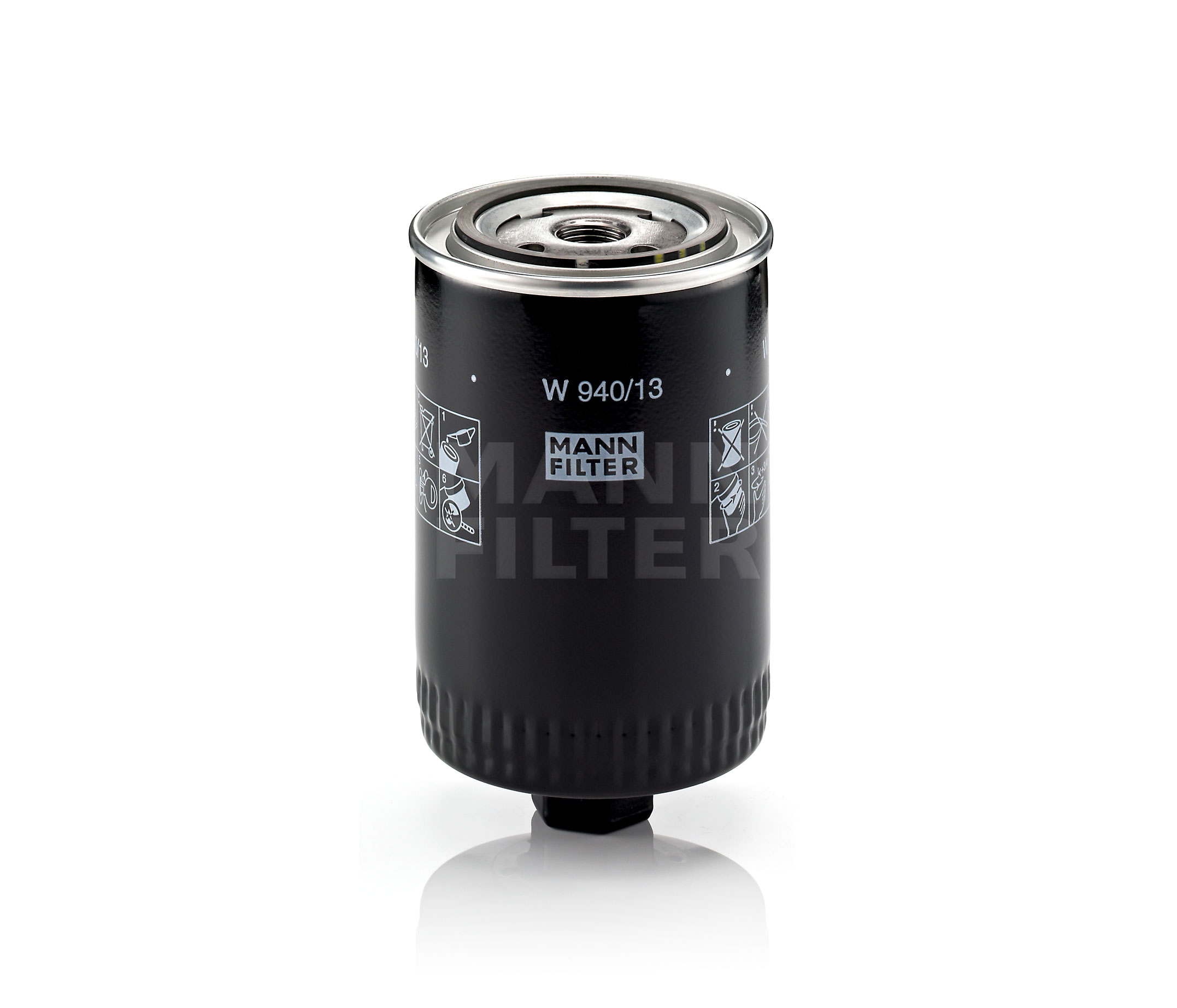 MANN-FILTER W 940/13 3/4-16 UNF, Spin-on Filter Oil filter Ø: 93mm, Height: 155mm W 940/13 cheap