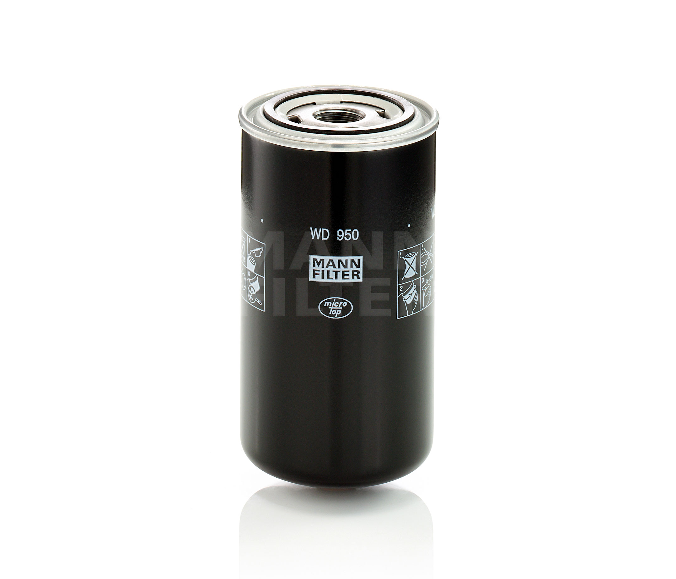 WD950 Filtro, sistema hidráulico MANN-FILTER 721 12 20