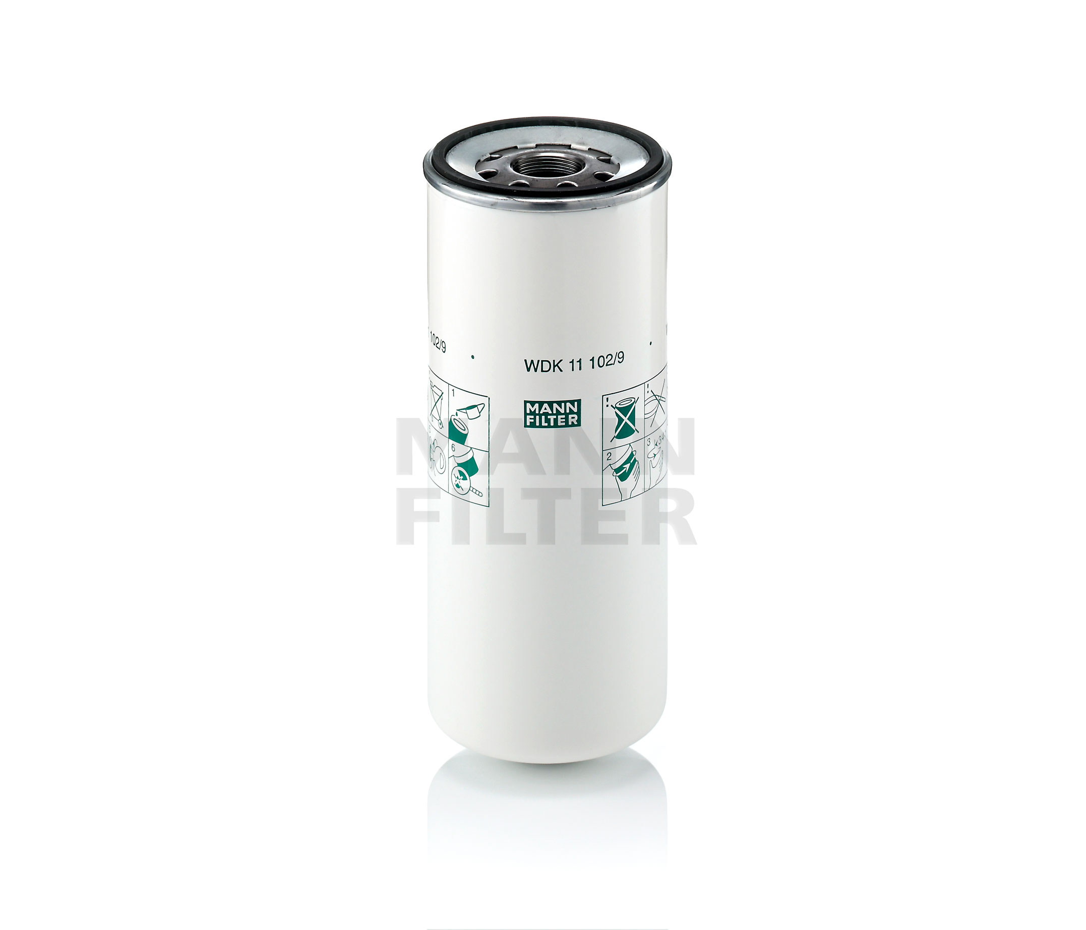 WDK 11 102/9 MANN-FILTER Degvielas filtrs VOLVO FMX