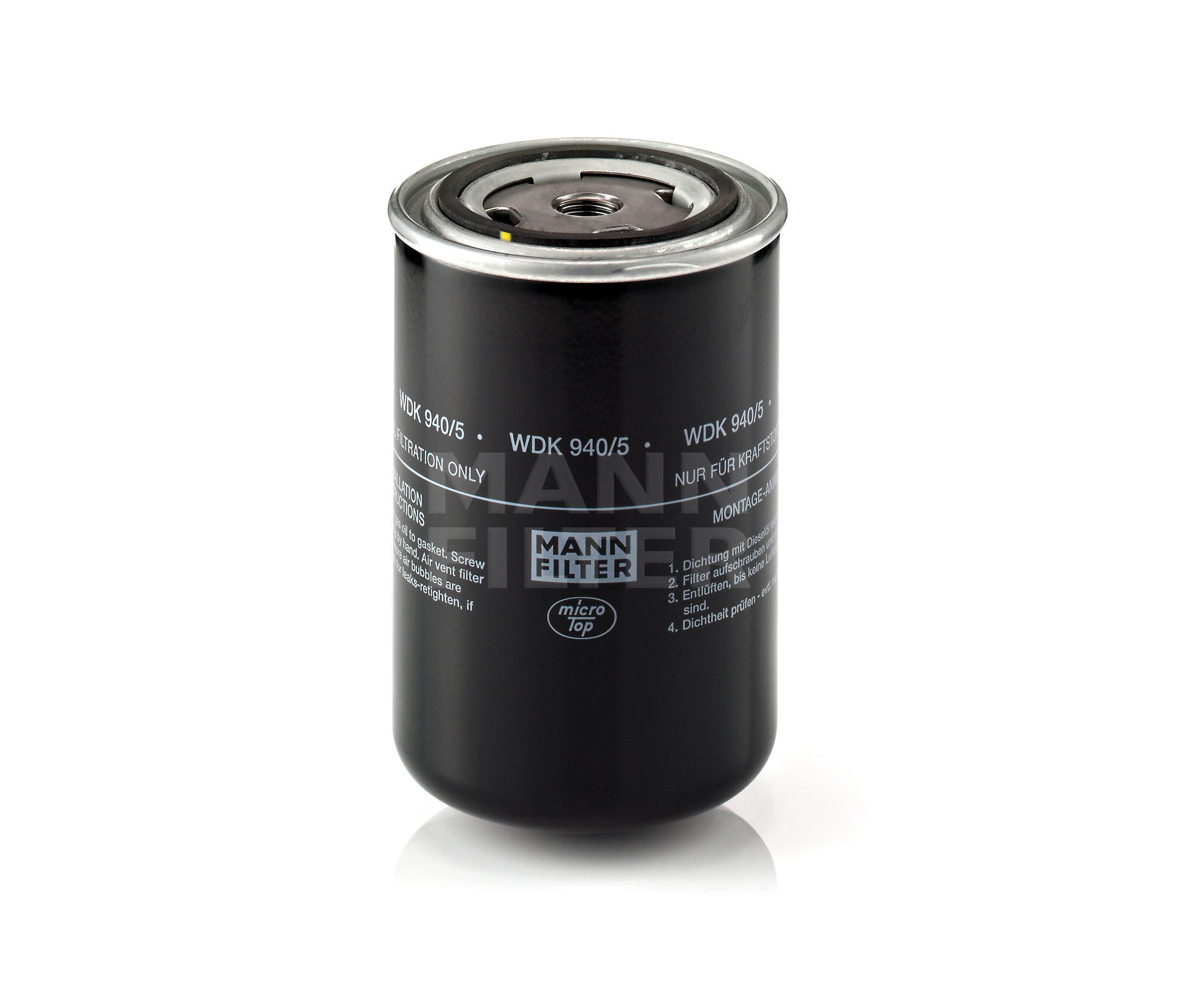 MANN-FILTER Degvielas filtrs DAF automašīnai - preces numurs: WDK 940/5