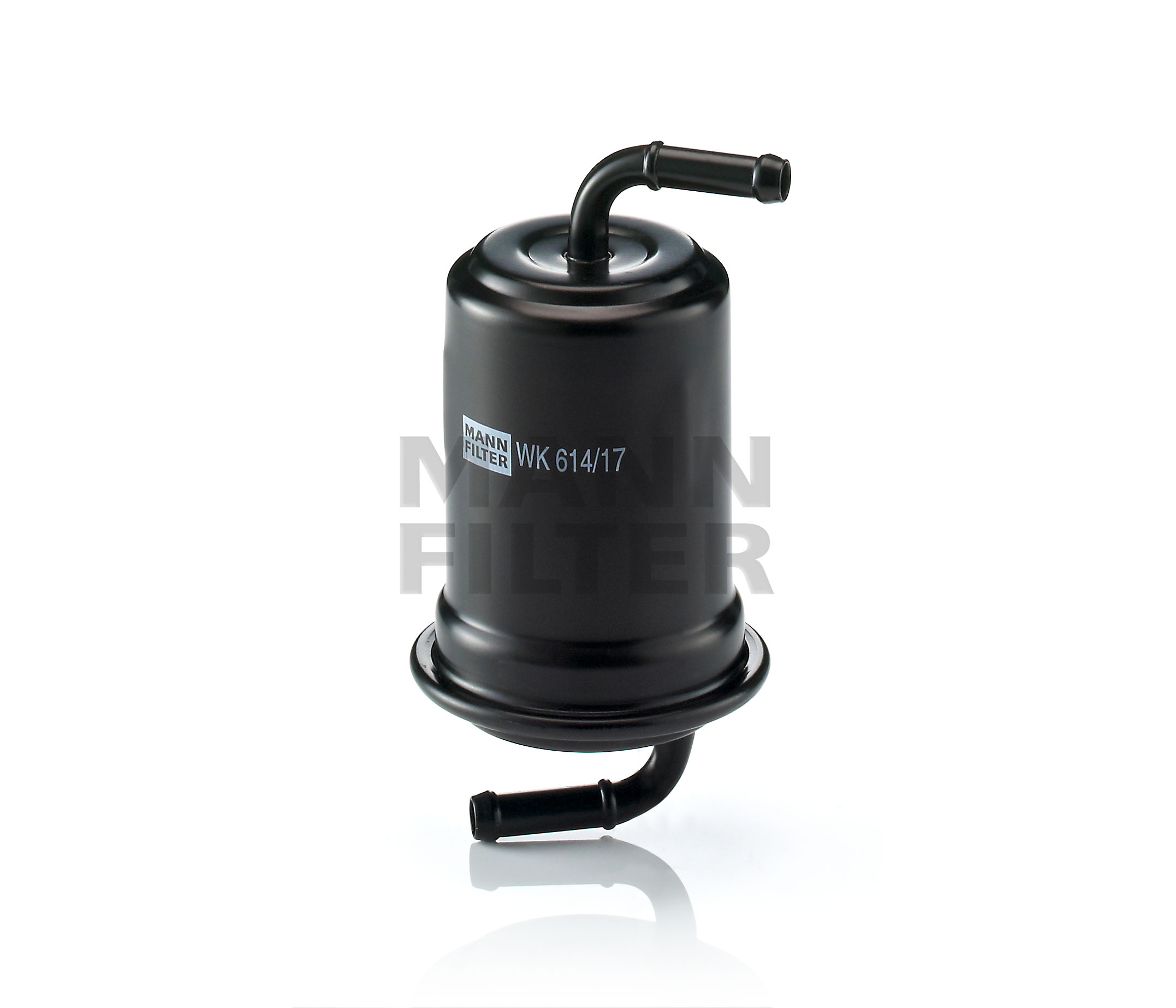 Pirkt WK 614/17 MANN-FILTER Tiešās plūsmas filtrs, 8mm, 8mm Augstums: 131mm Degvielas filtrs WK 614/17 lēti