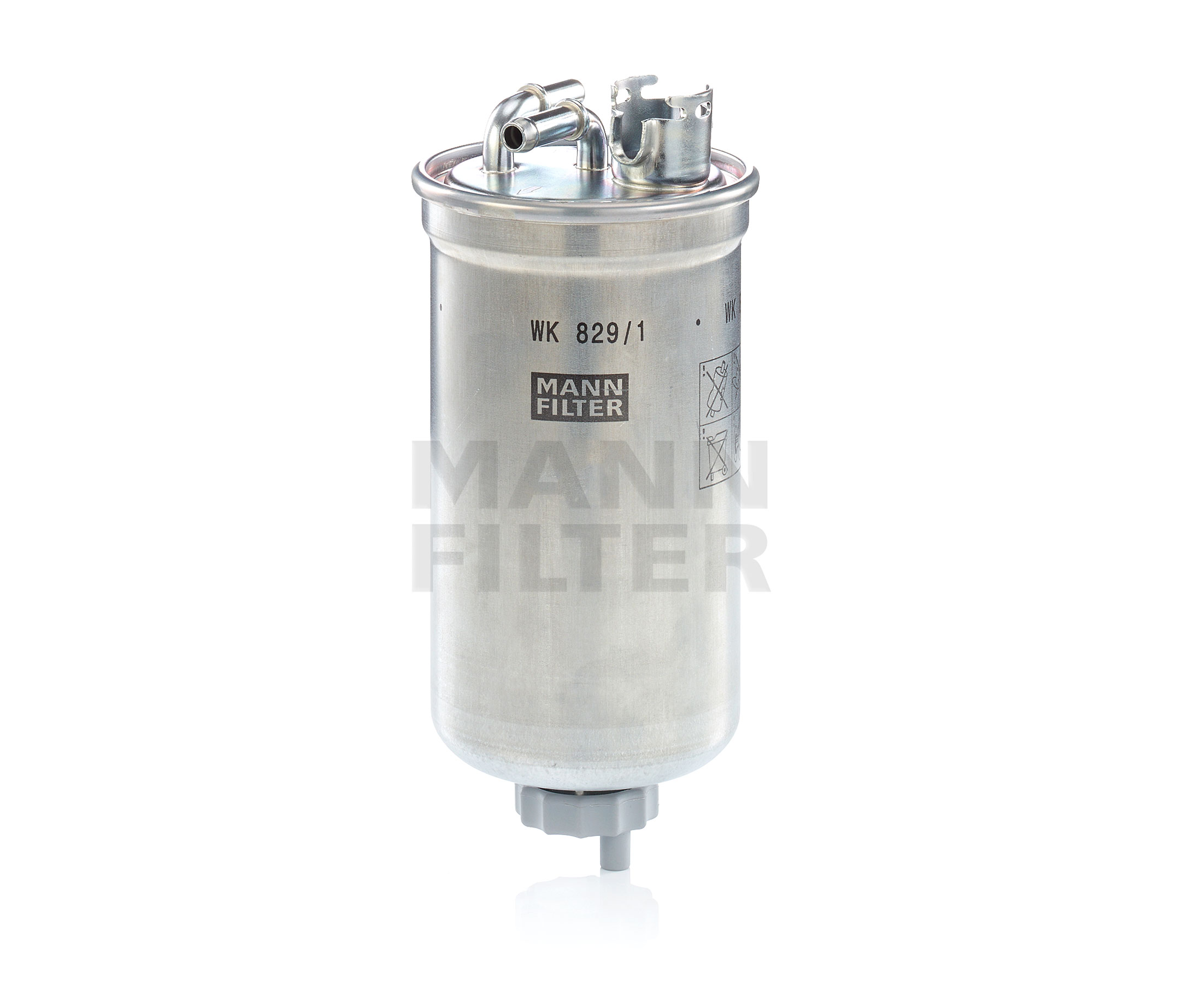 MANN-FILTER 8mm, 8mm, with gasket/seal Height: 176mm Inline fuel filter WK 829/1 x buy