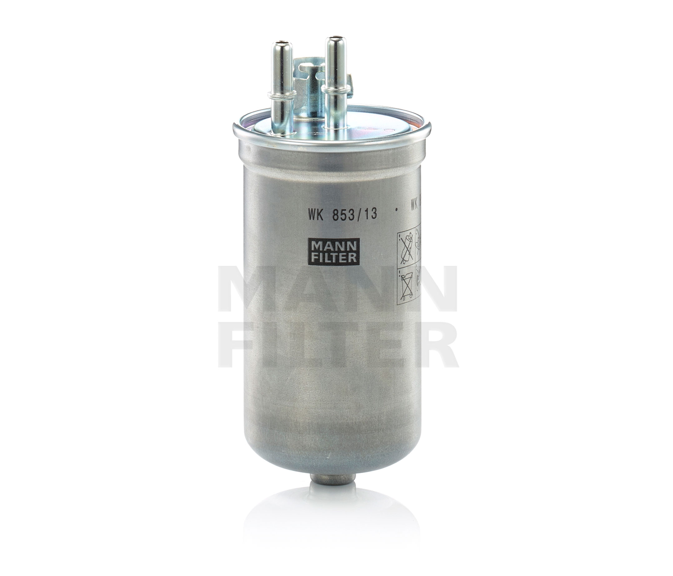 MANN-FILTER Leitungsfilter WK 853/13 Leitungsfilter, 10mm Höhe: 161mm