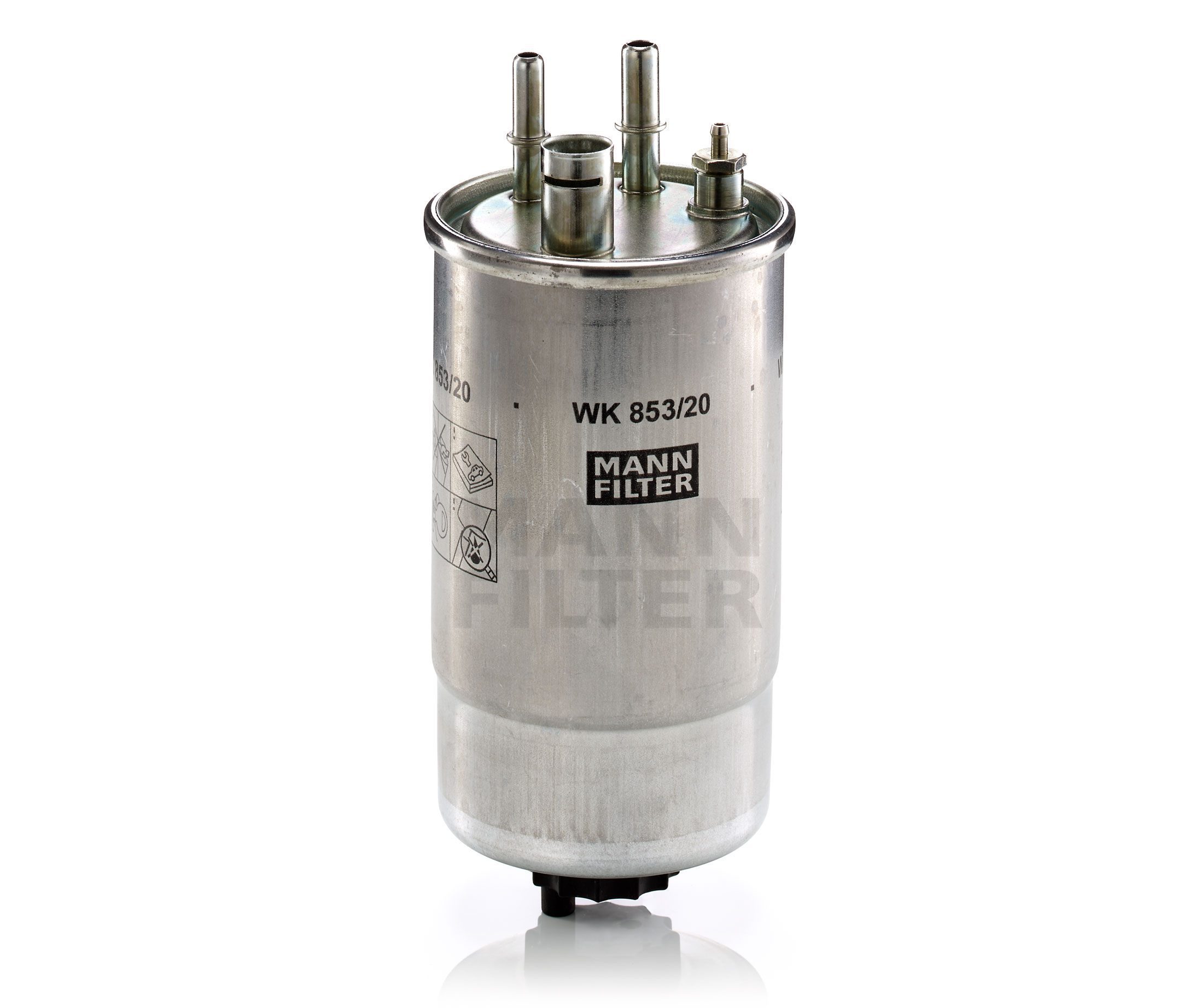 MANN-FILTER WK 853/20 Bränslefilter Ledningsfilter