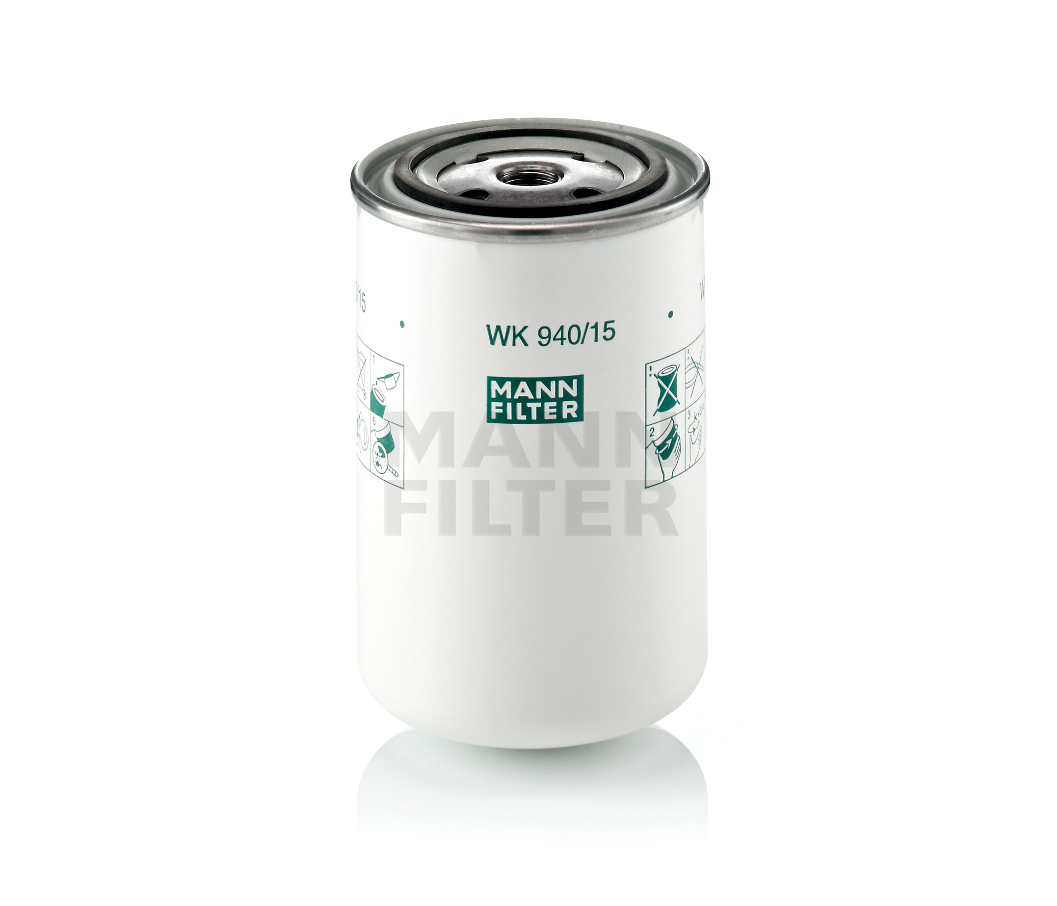 WK 940/15 MANN-FILTER Degvielas filtrs RENAULT TRUCKS Premium