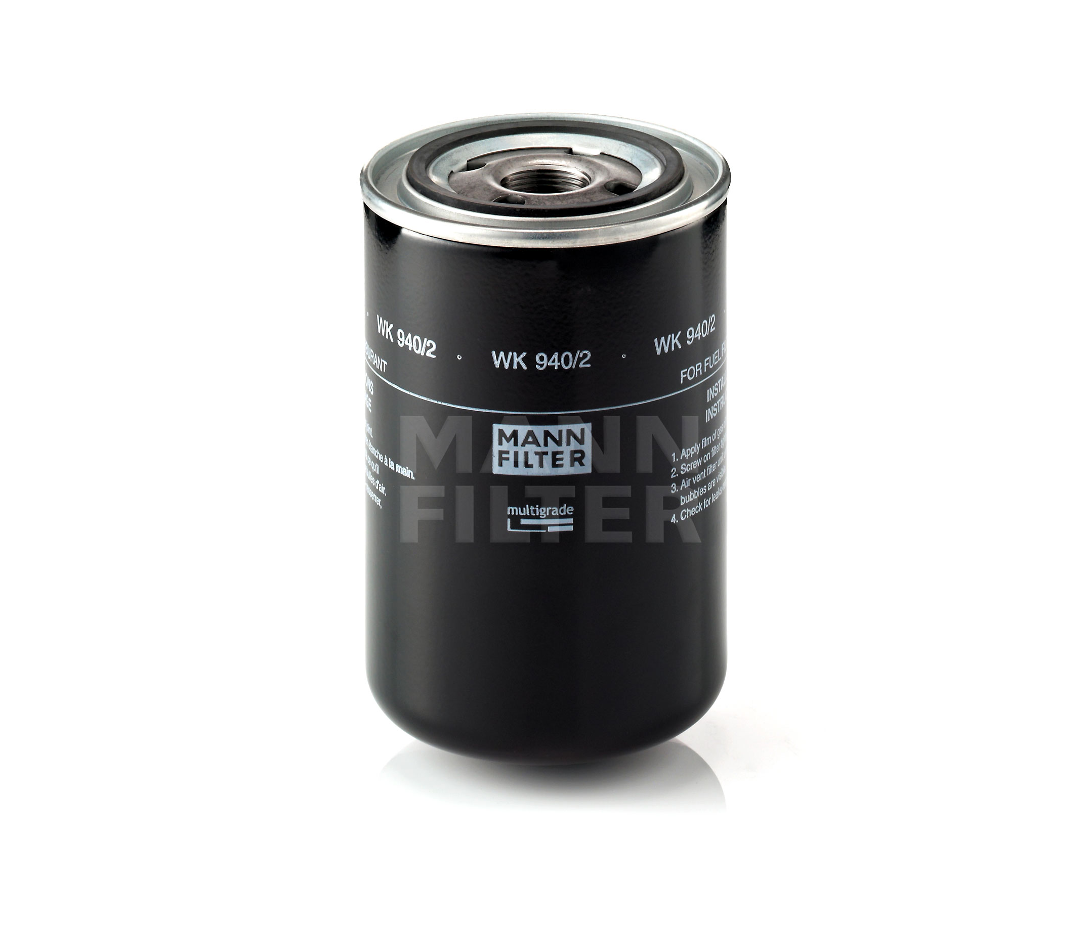 MANN-FILTER Spin-on Filter Height: 142mm Inline fuel filter WK 940/2 buy