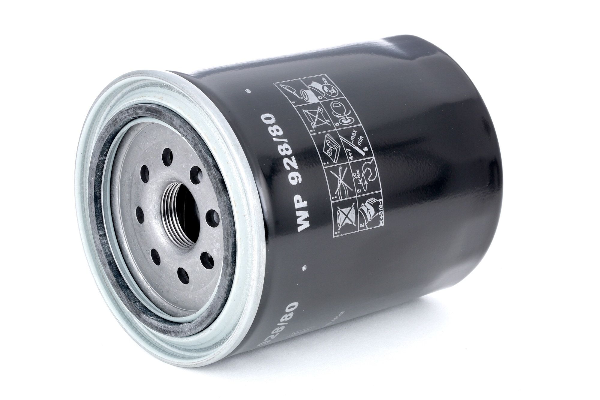 MANN-FILTER WP 928/80 Oil filter M 24 X 1.5, with one anti-return valve, Spin-on Filter