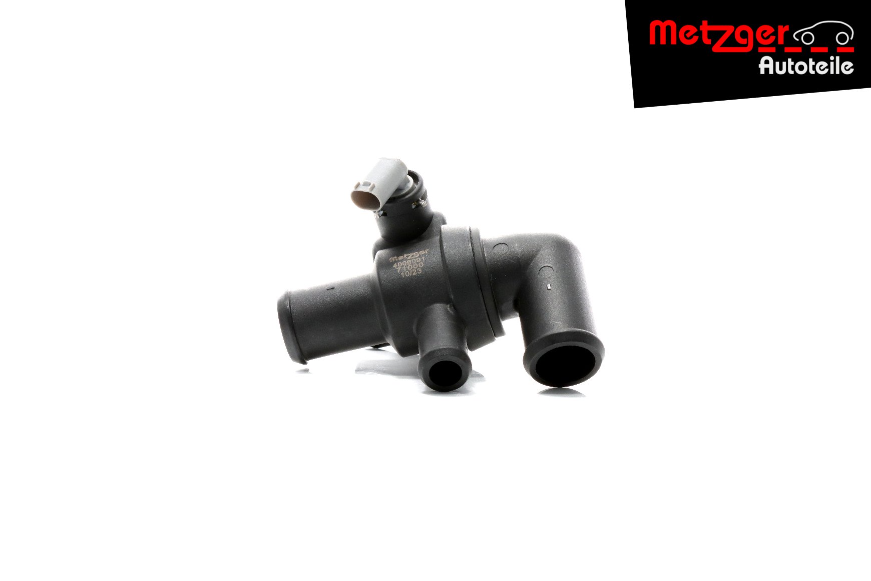 METZGER 4006091 Engine thermostat Opening Temperature: 91°C, with seal, with sensor, Plastic