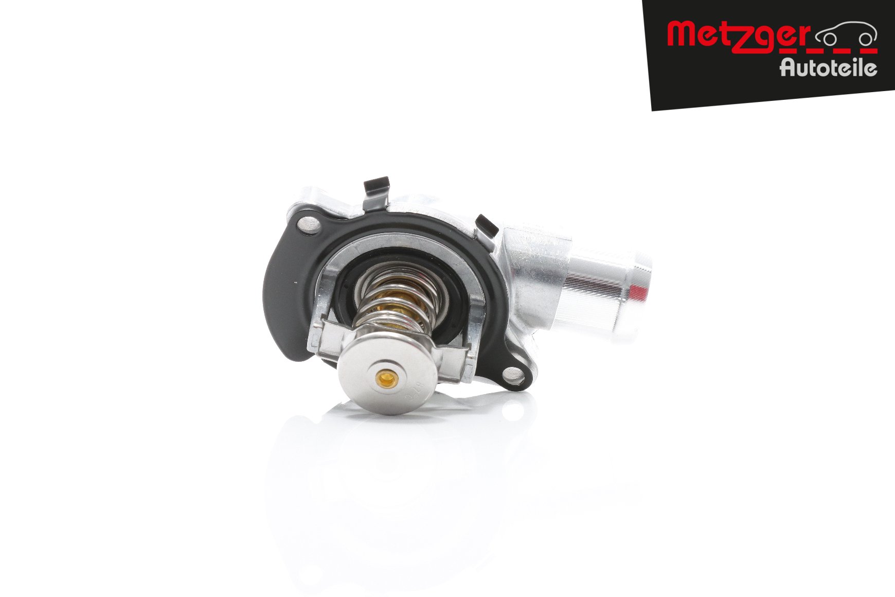 METZGER 4006179 Engine thermostat Opening Temperature: 87°C, with seal, Aluminium