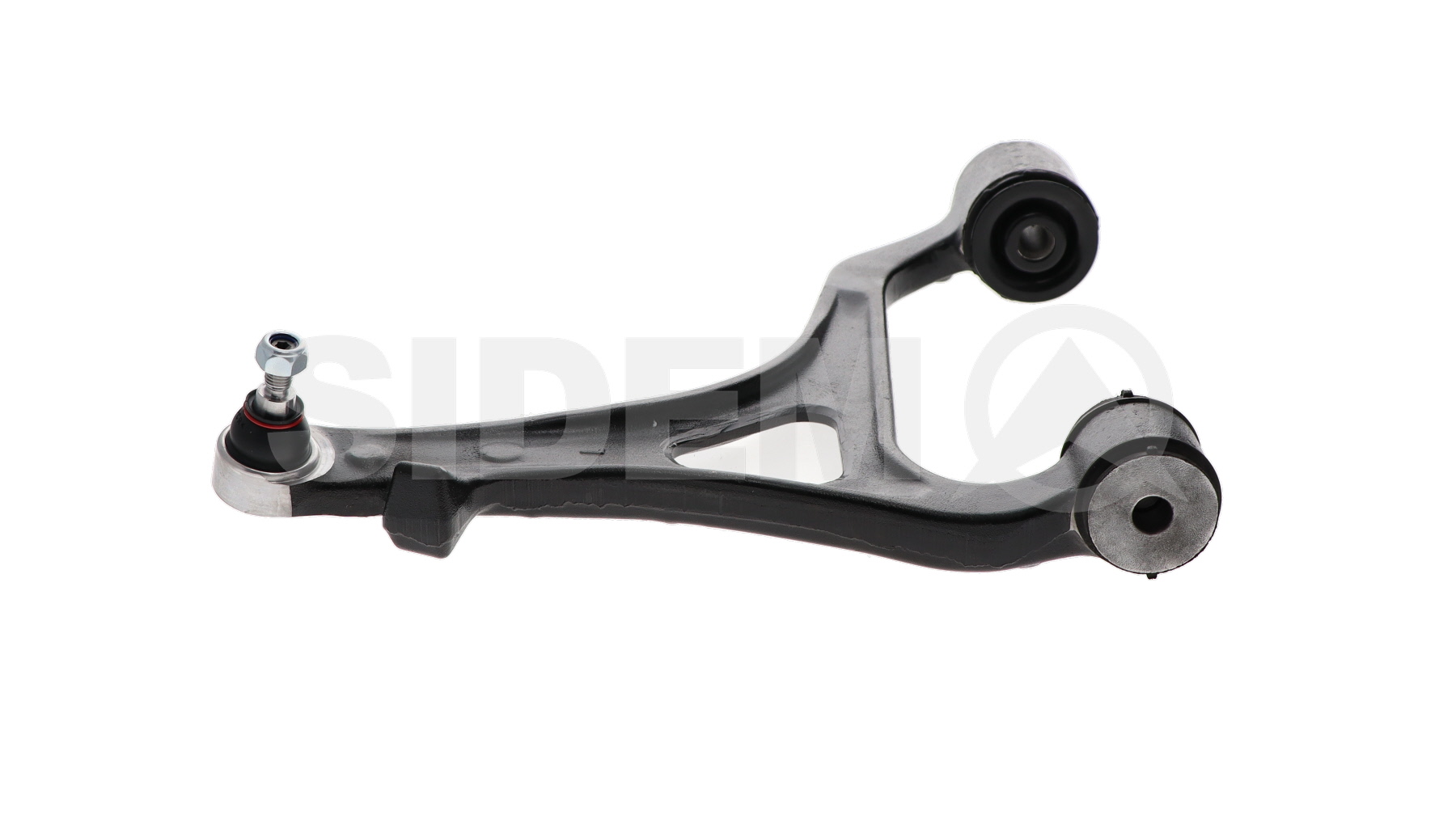 SIDEM 49450 Barra oscilante de suspensión de ruedas debajo, Eje delantero, izquierda, Brazo oscilante transversal, Fundición gris, Barra de empuje