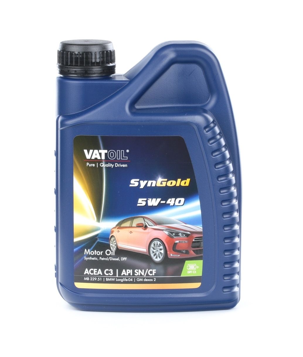 Engine oil 50010 VATOIL SynGold 5W-40, 1l, Synthetic Oil